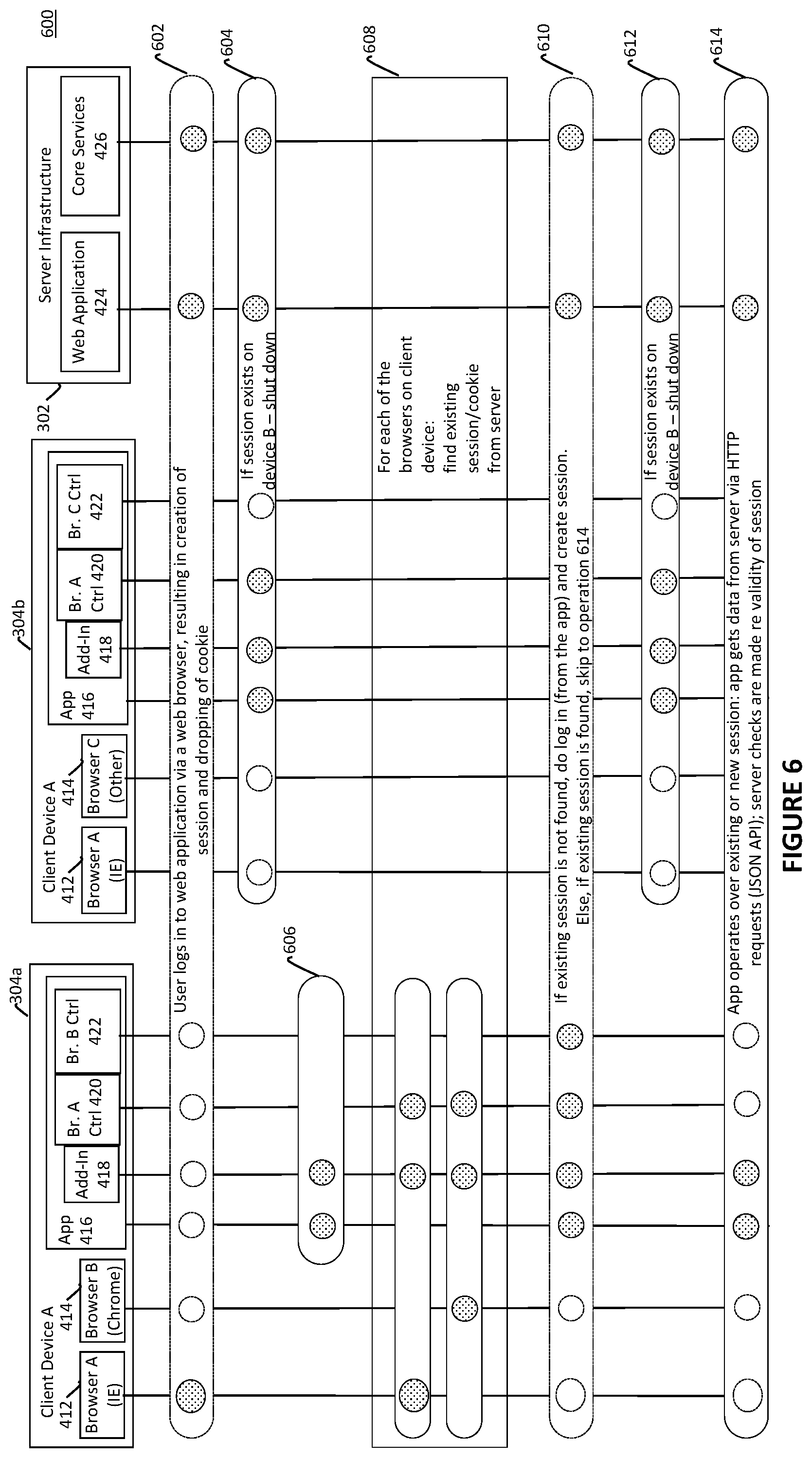 Patent US11775629 Figure 6 – Client device information for controlling access to web applications