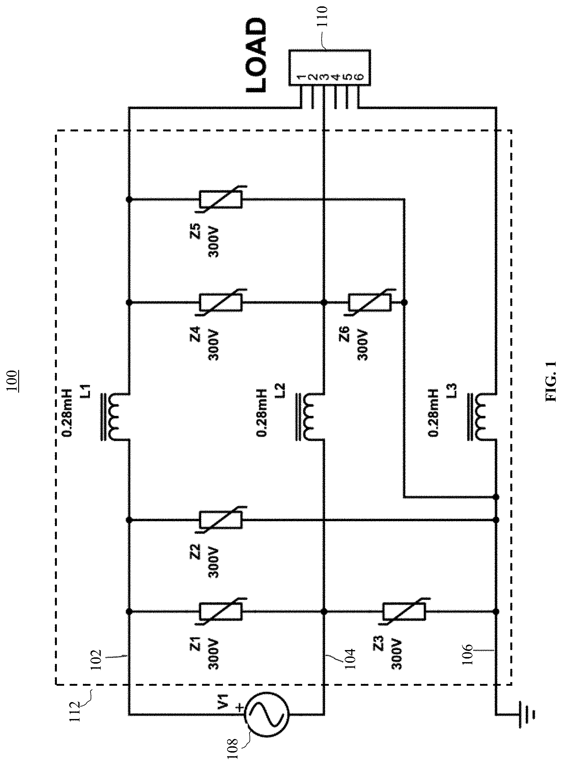 Patent US11775645 — Suppression of signal transmission over a conductor — Figure 1