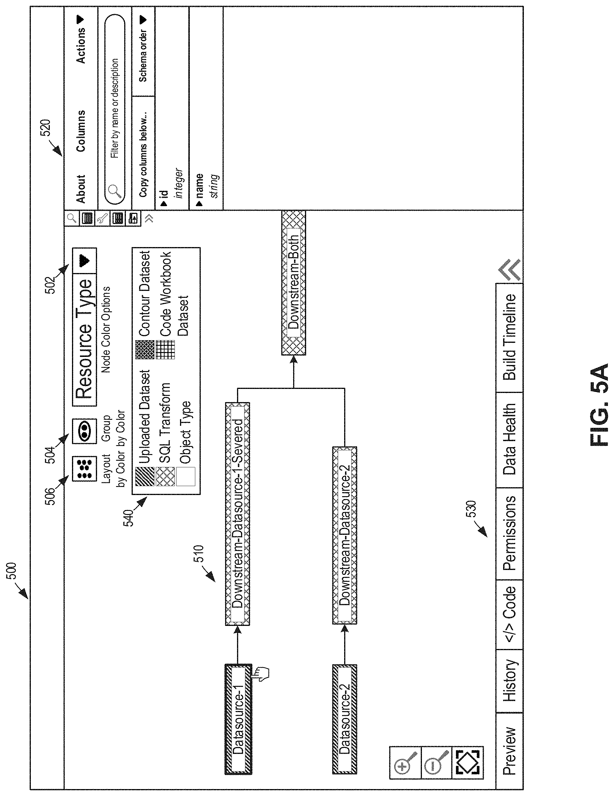 Patent US11775898 Figure 6 – Resource grouping for resource dependency system and graphical user interface