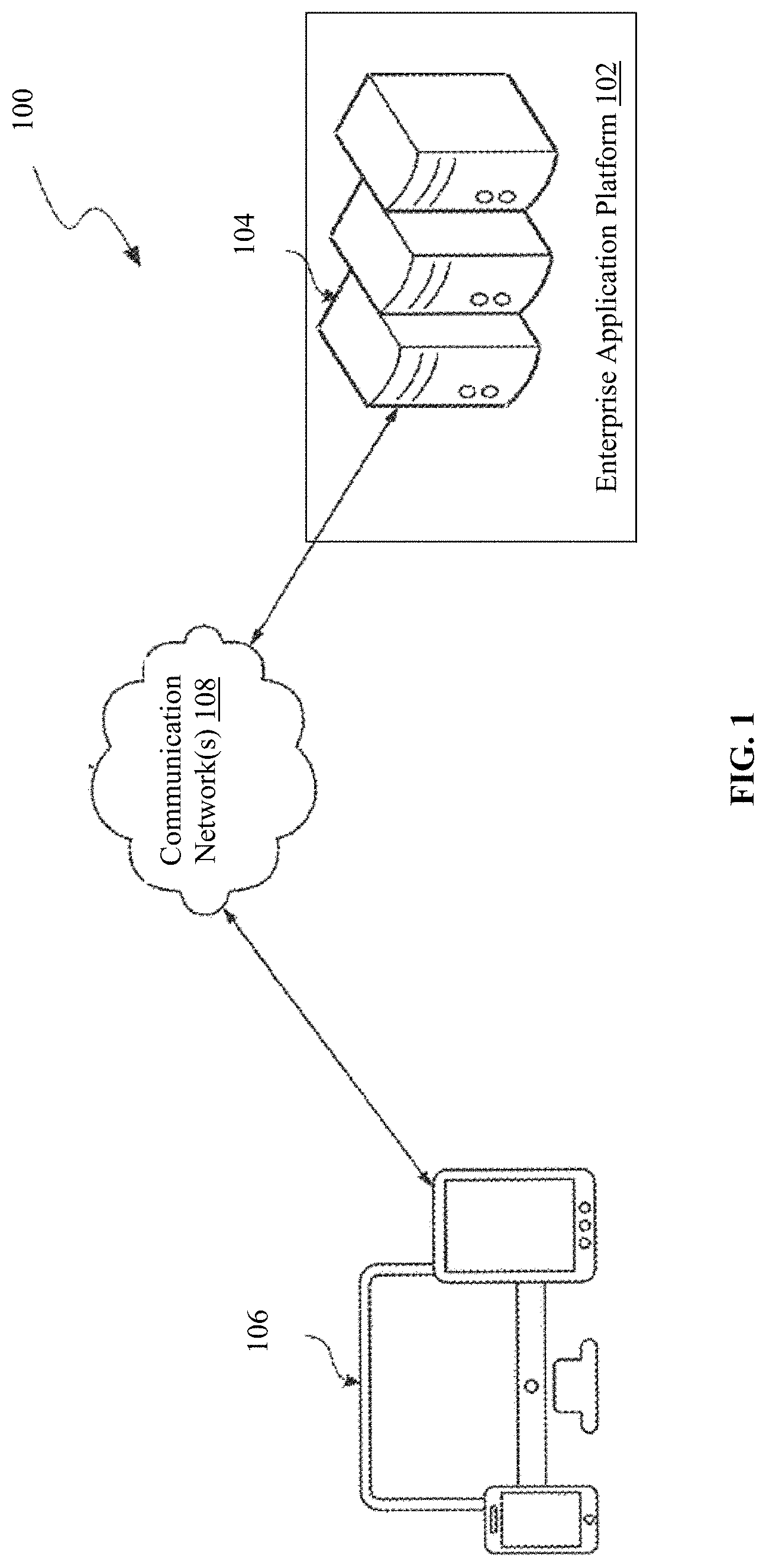 Patent US11775910 — Applied computer technology for high efficiency value stream management and mapping and process tracking — Figure 1