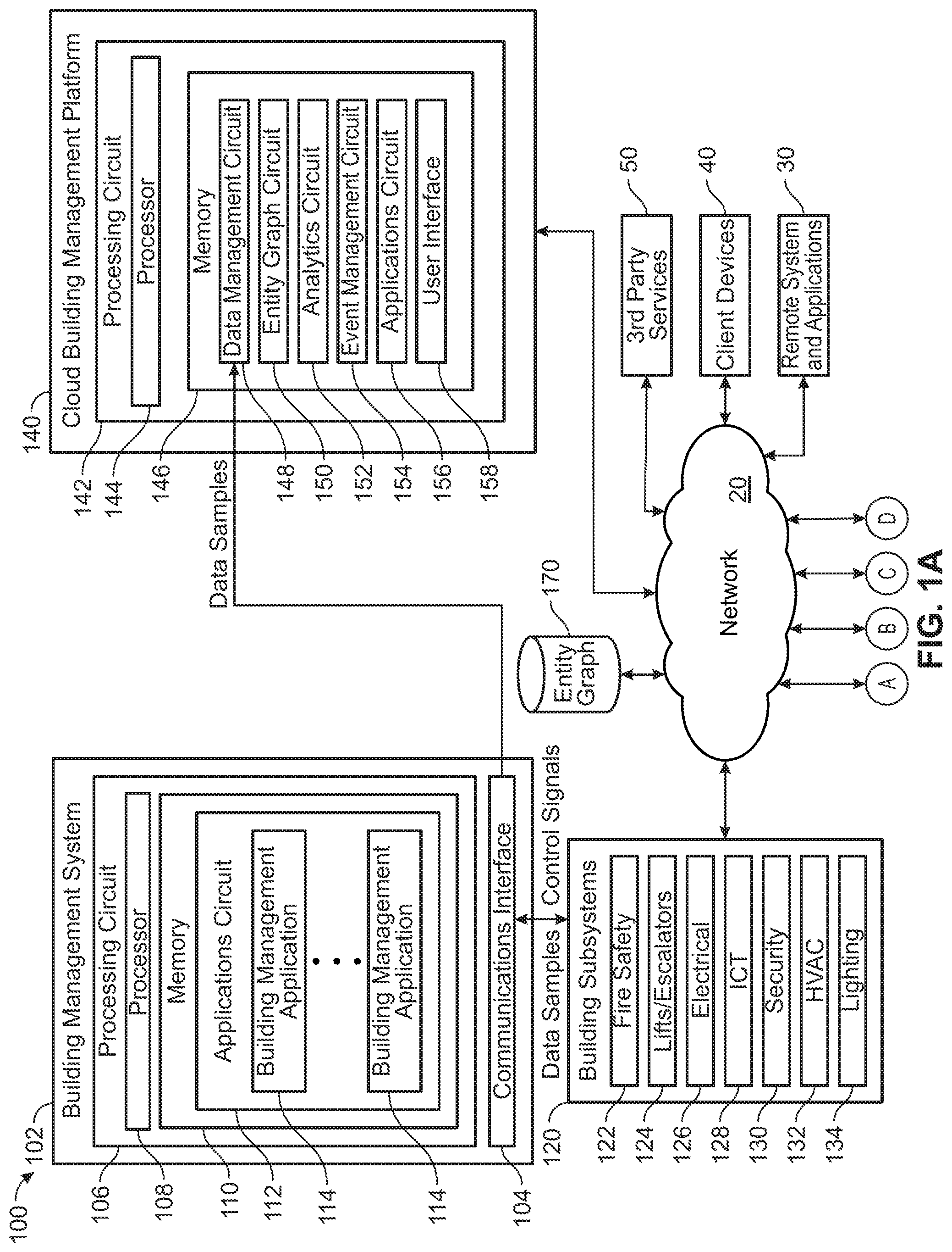 Patent US11775938 — Lobby management system — Figure 1
