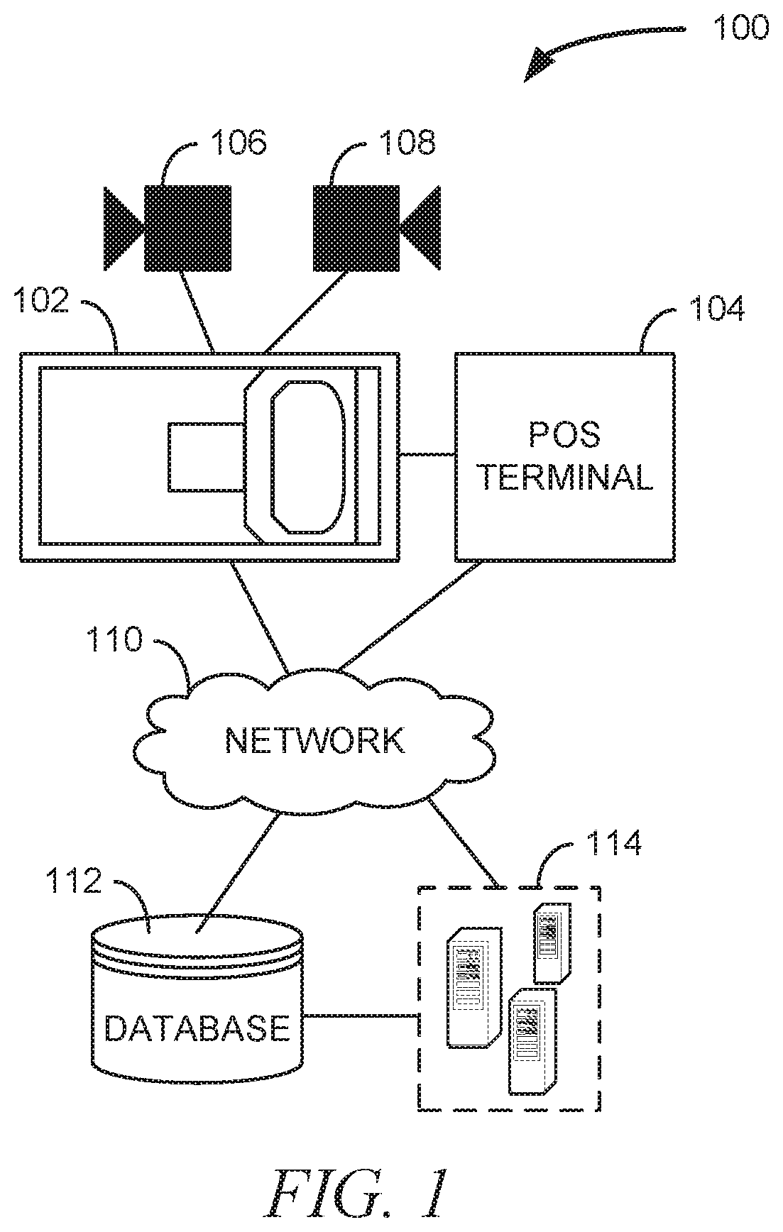 Patent US11775952 — Multi-camera simultaneous imaging for multiple processes — Figure 1