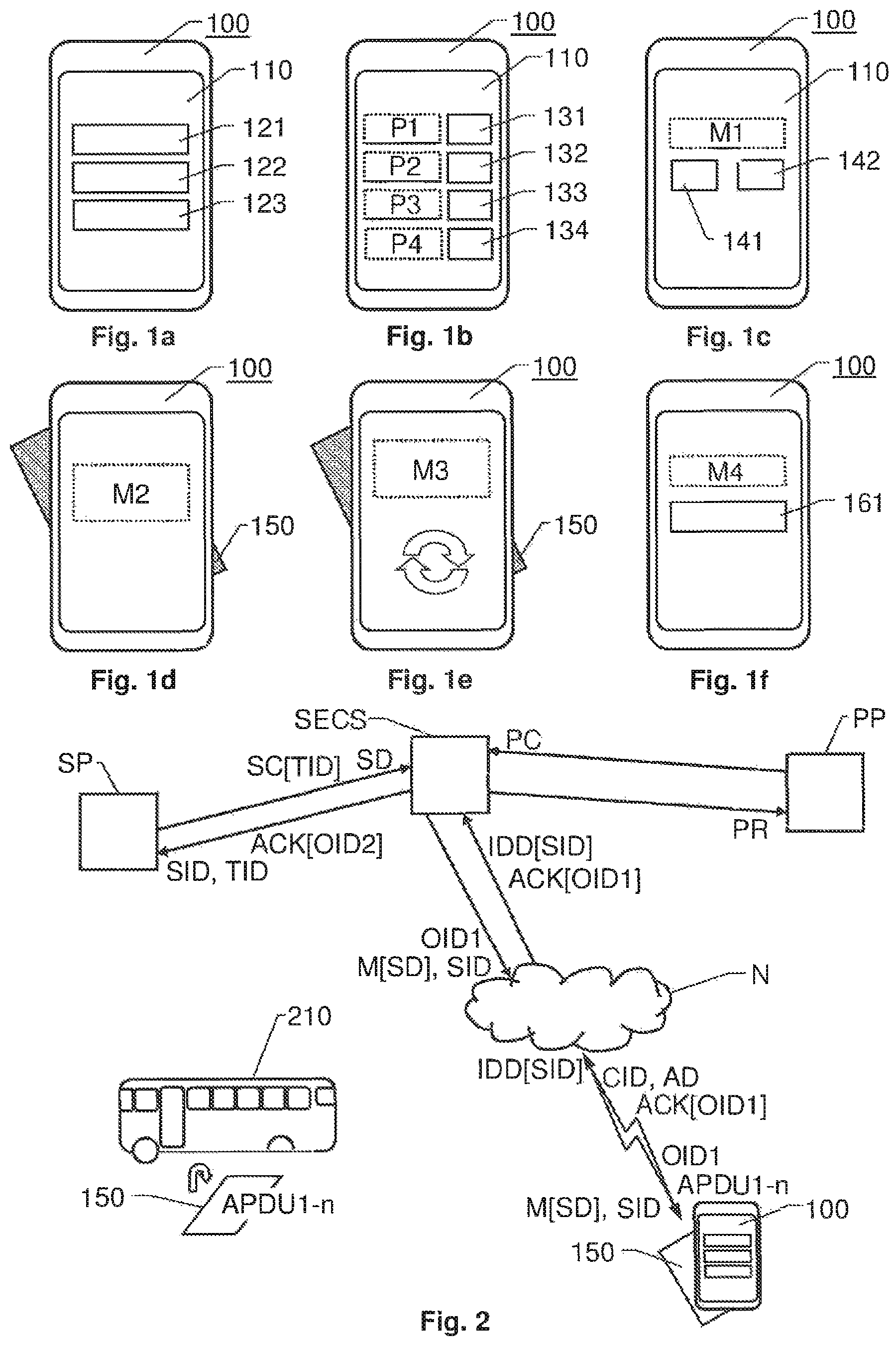 Patent US11775954 — Linking payment to secure downloading of application data — Figure 1