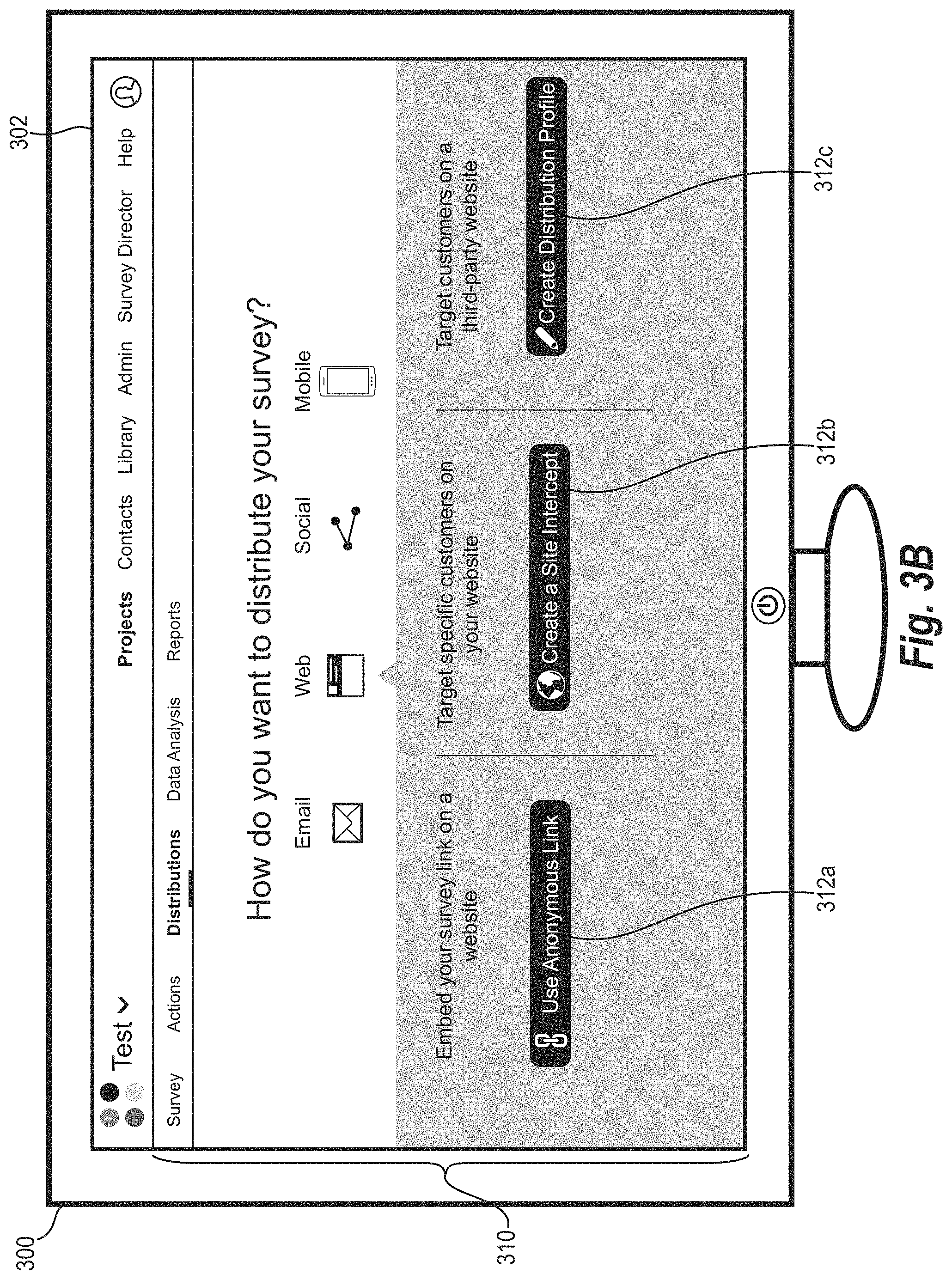 Patent US11775994 Figure 6 – Distributing electronic surveys via third-party content