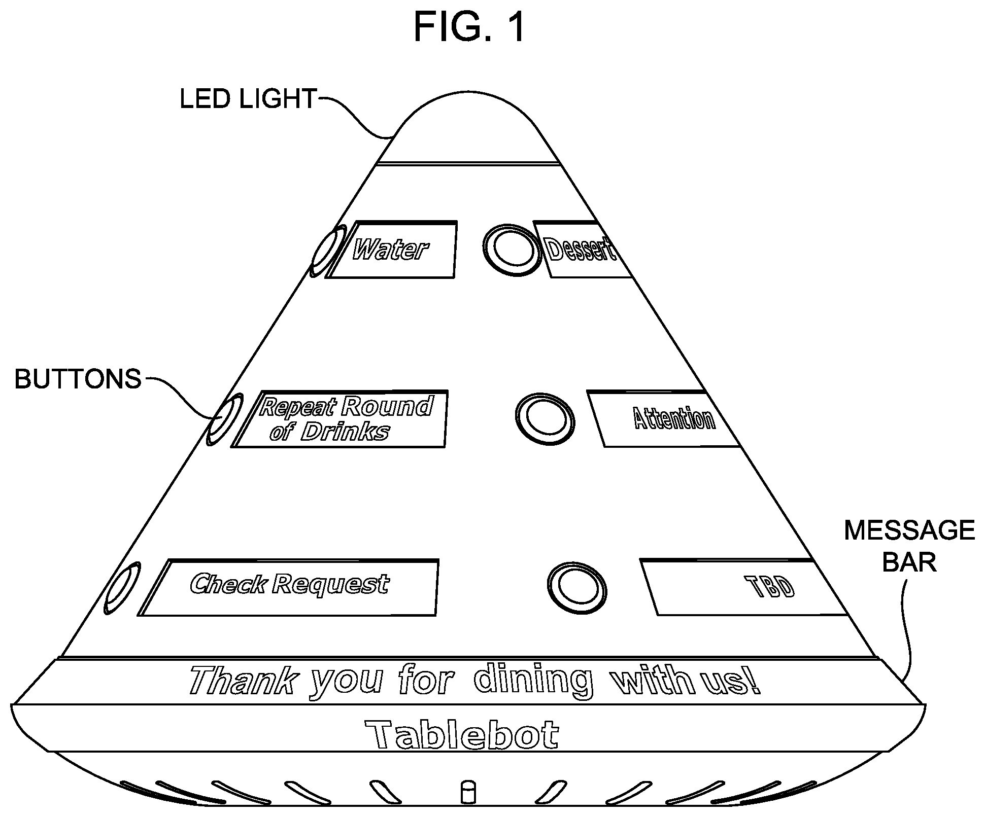 Patent US11776074 — Tablebot — Figure 1