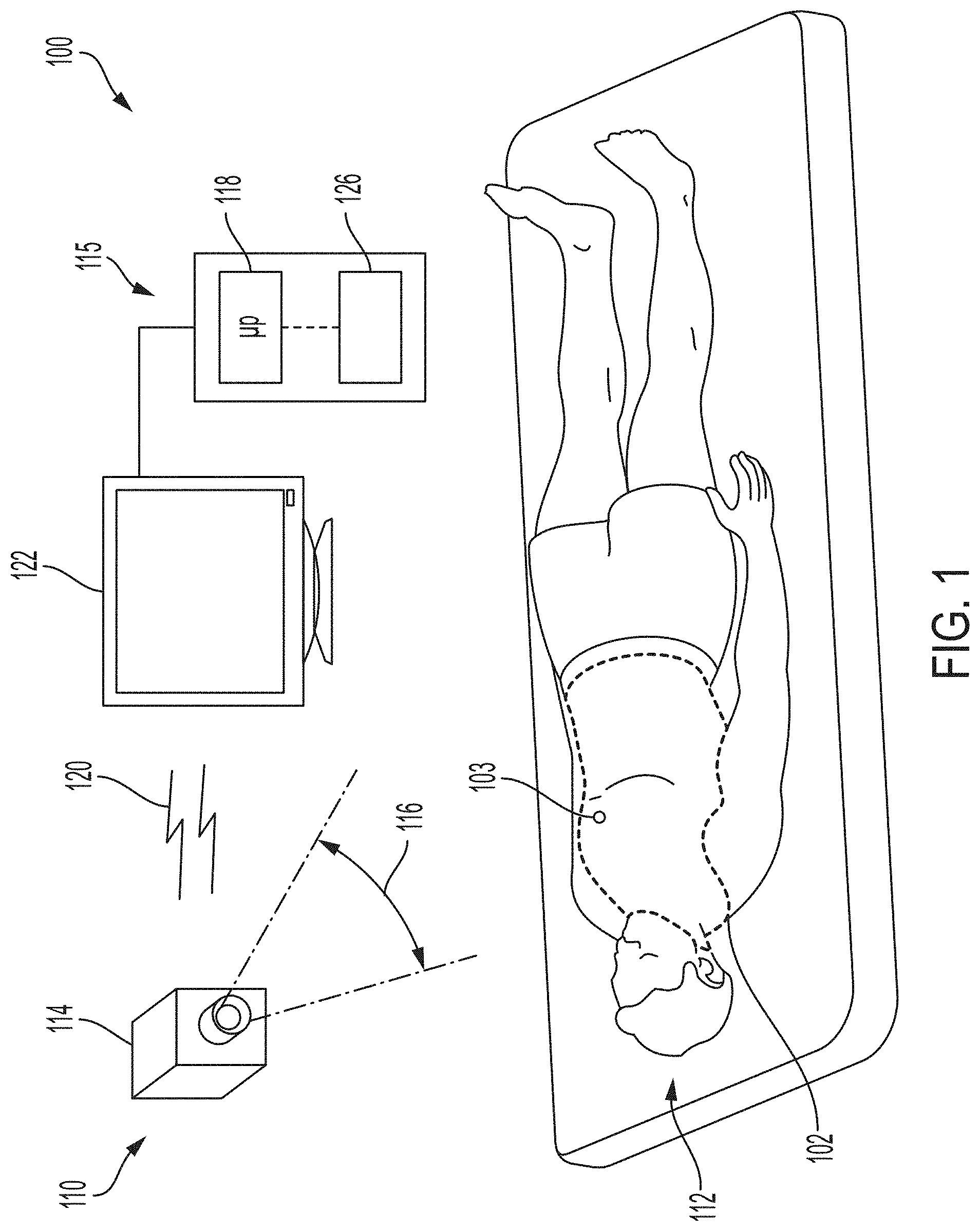 Patent US11776146 — Edge handling methods for associated depth sensing camera devices, systems, and methods — Figure 1