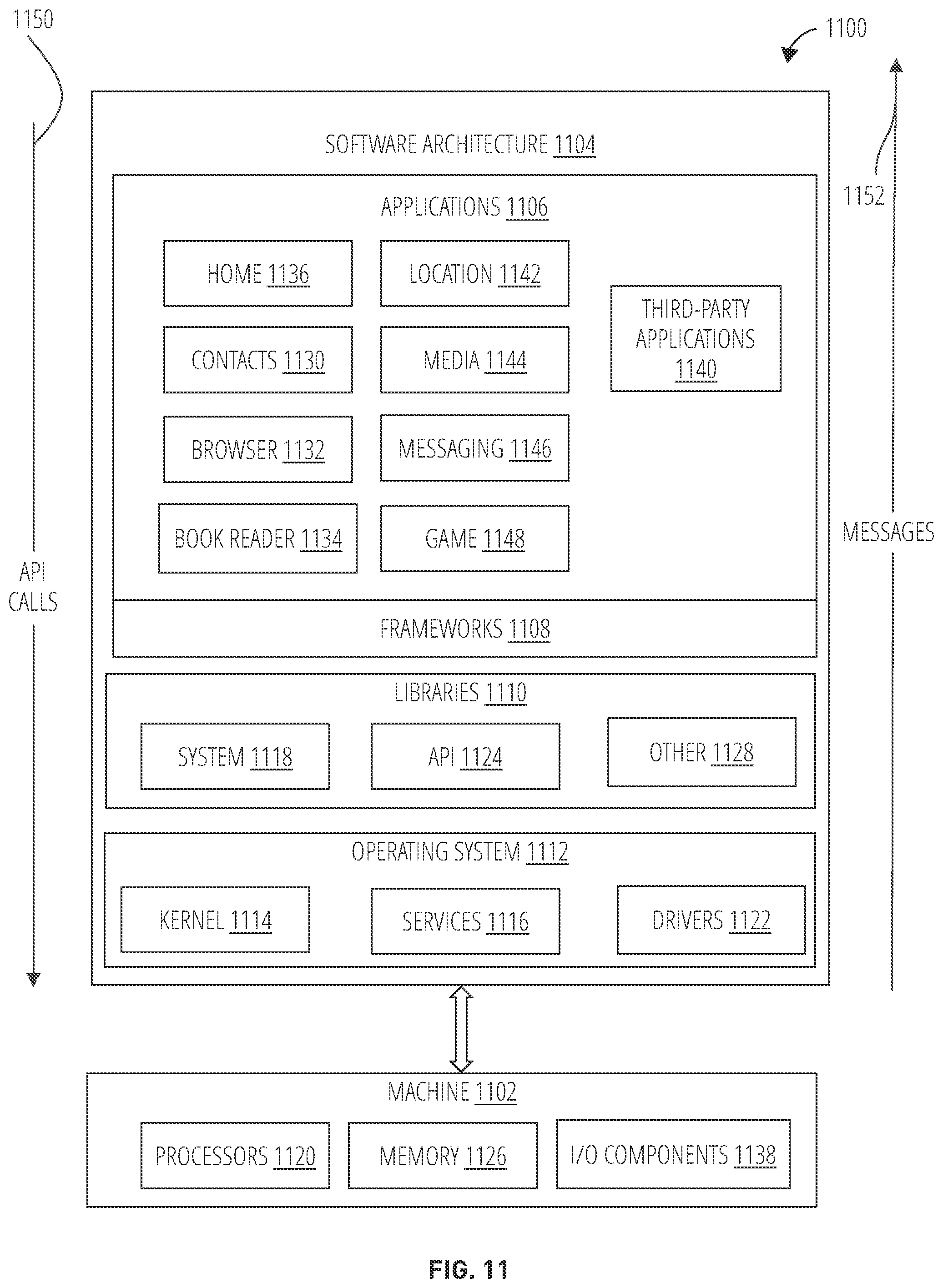 Patent US11776194 Figure 11 – Animated pull-to-refresh