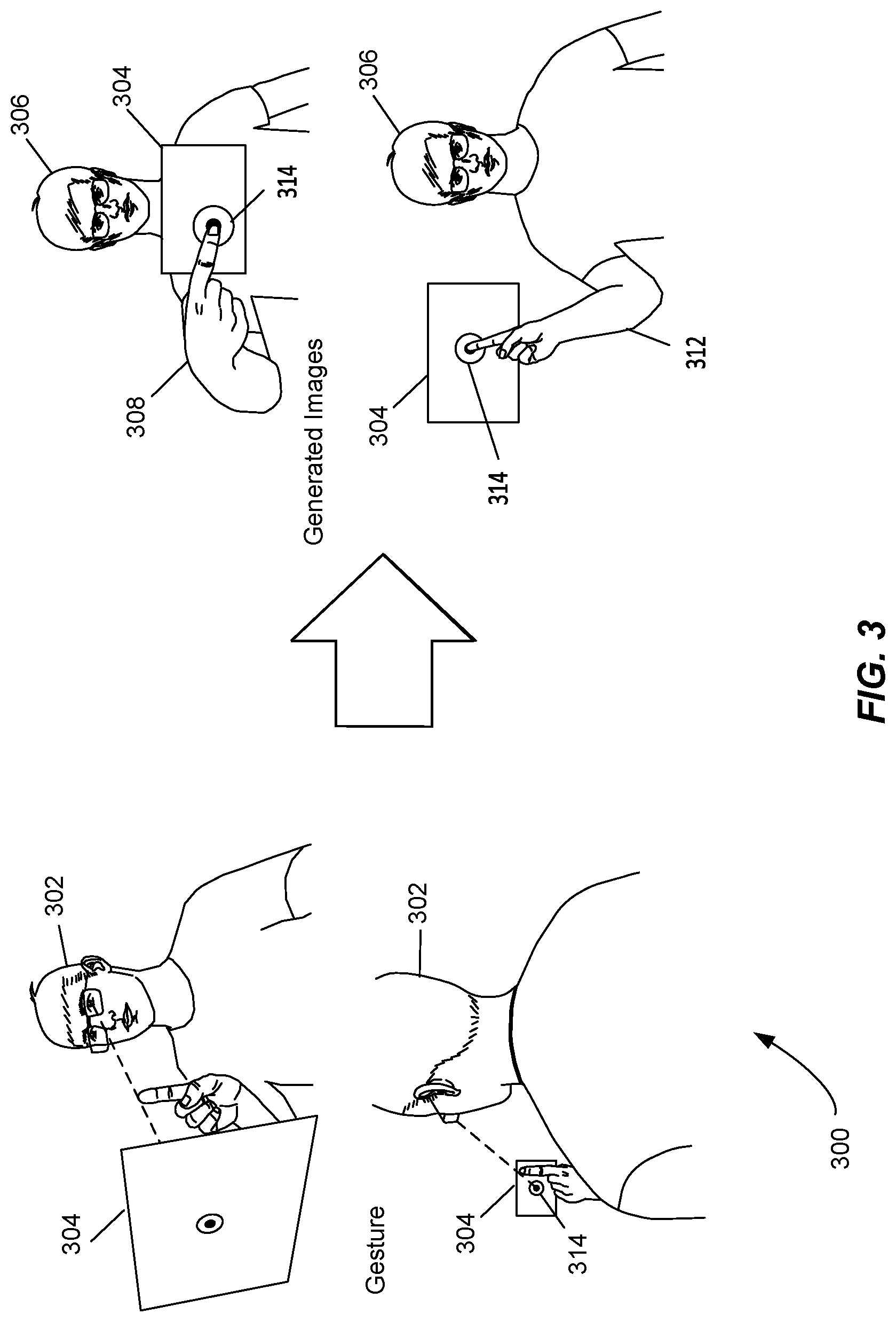 Patent US11776232 Figure 3 – Virtual 3D pointing and manipulation