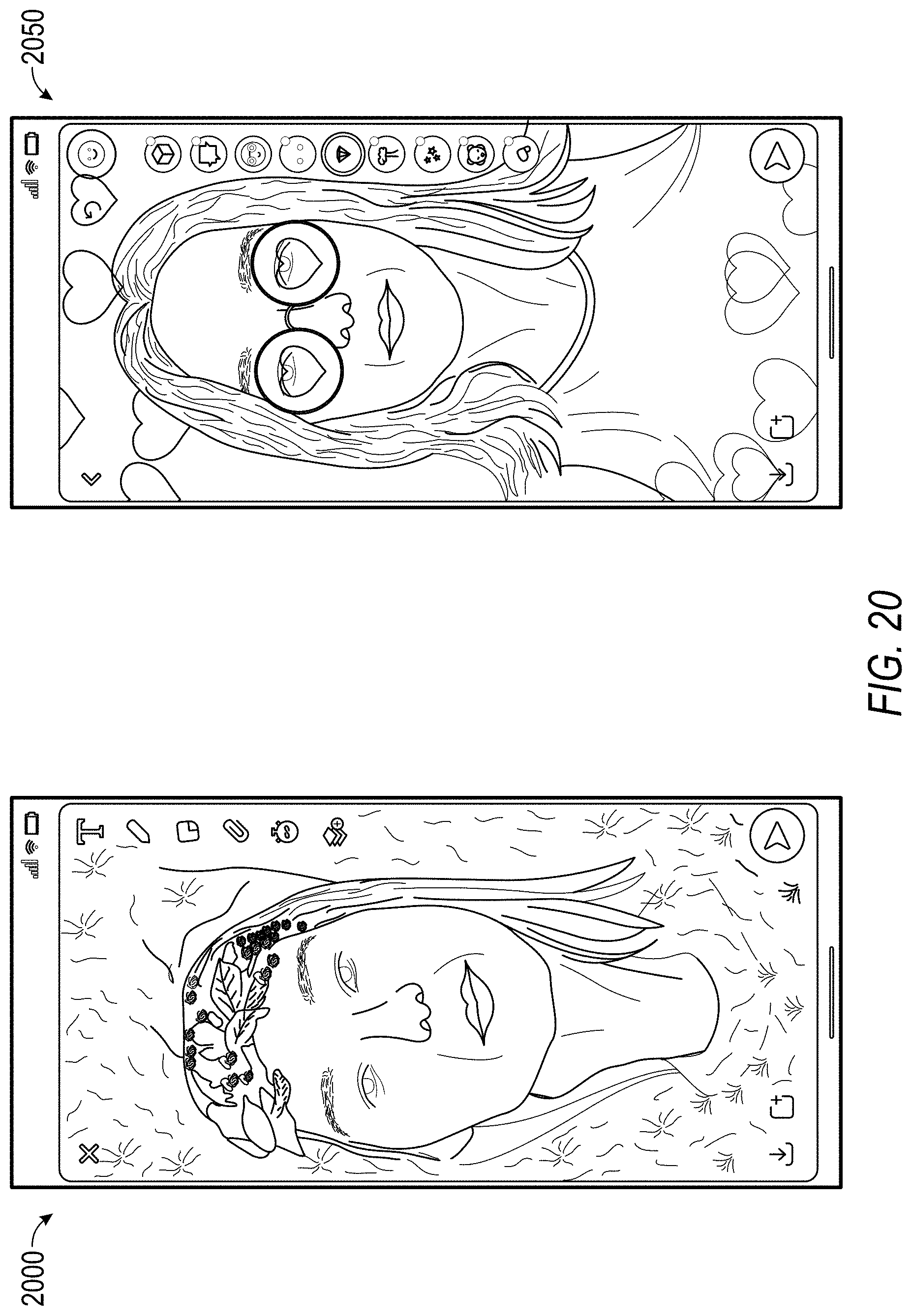 Patent US11776233 Figure 20 – Beautification techniques for 3D data in a messaging system