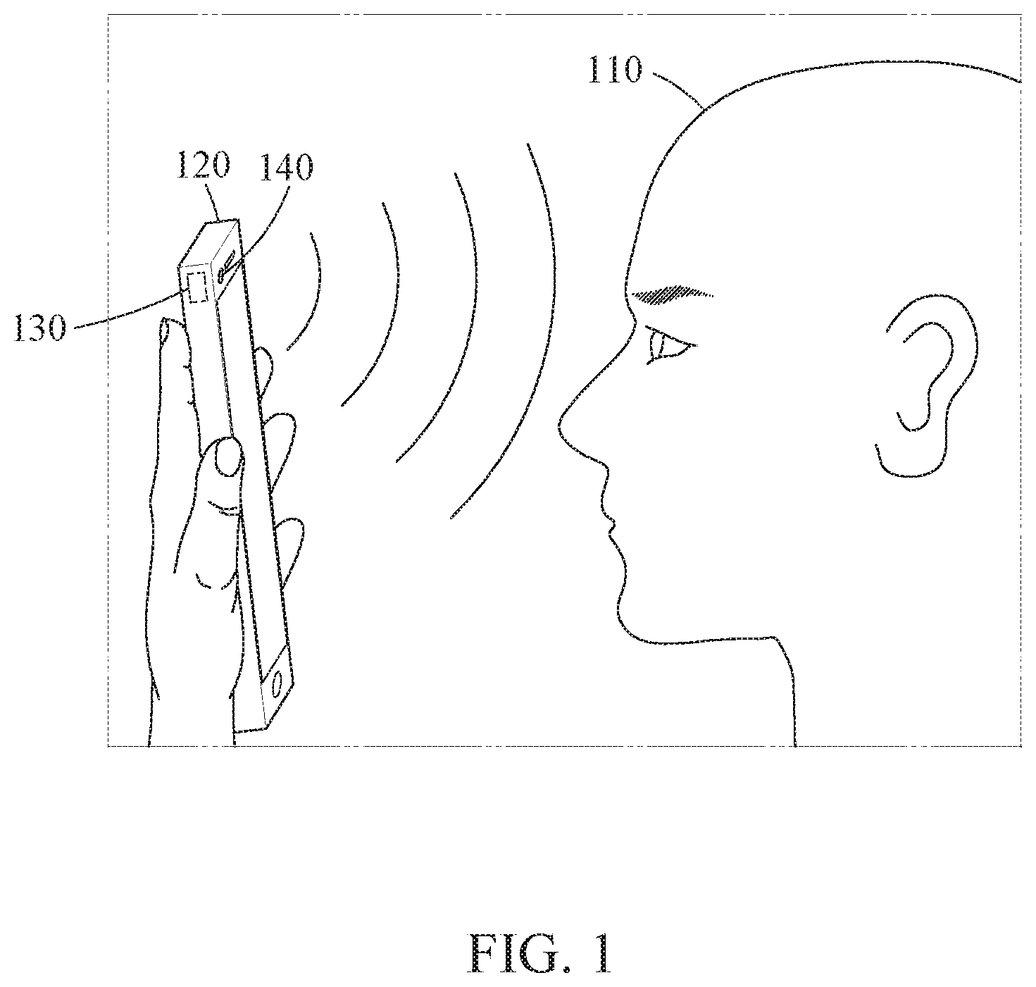 Patent US11776239 — Liveness test method and liveness test apparatus — Figure 1