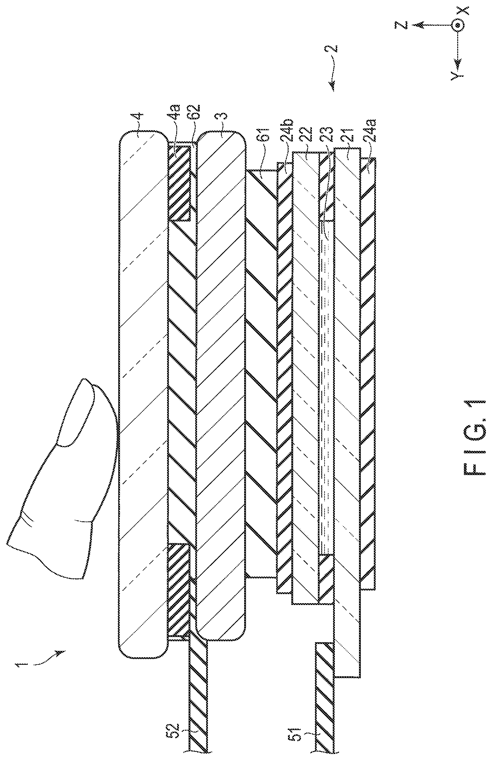Patent US11776295 — Detection device with thin film transistors — Figure 1