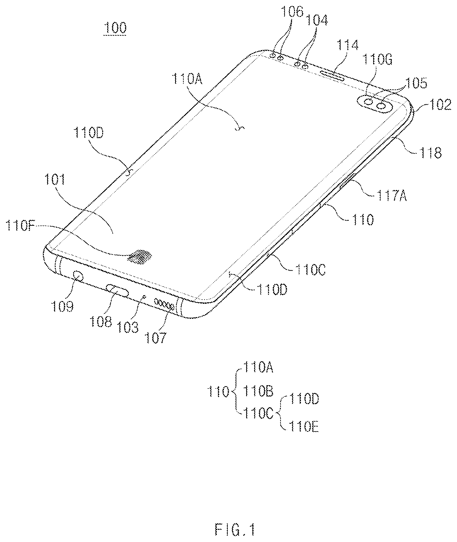 Patent US11776300 — Electronic device and method for obtaining biometric information thereof — Figure 1