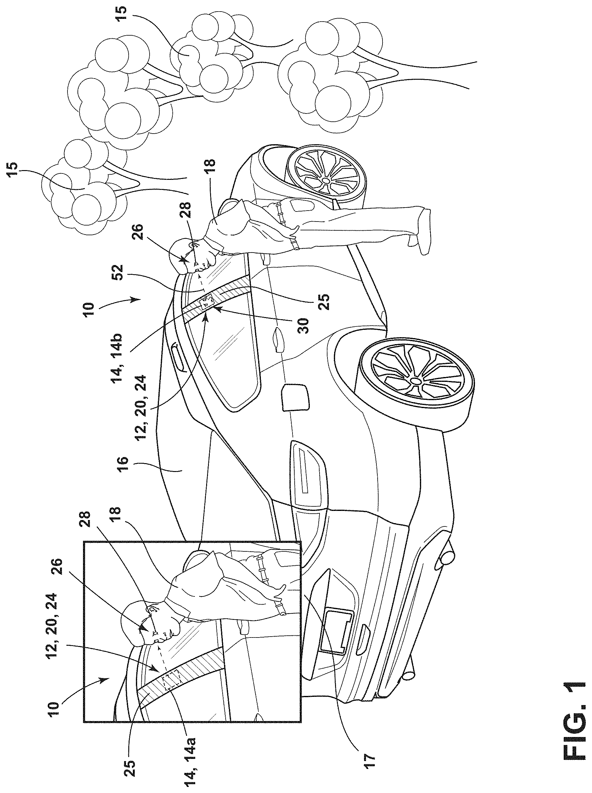 Patent US11776313 — Scanning apparatus for reducing field of view search space — Figure 1