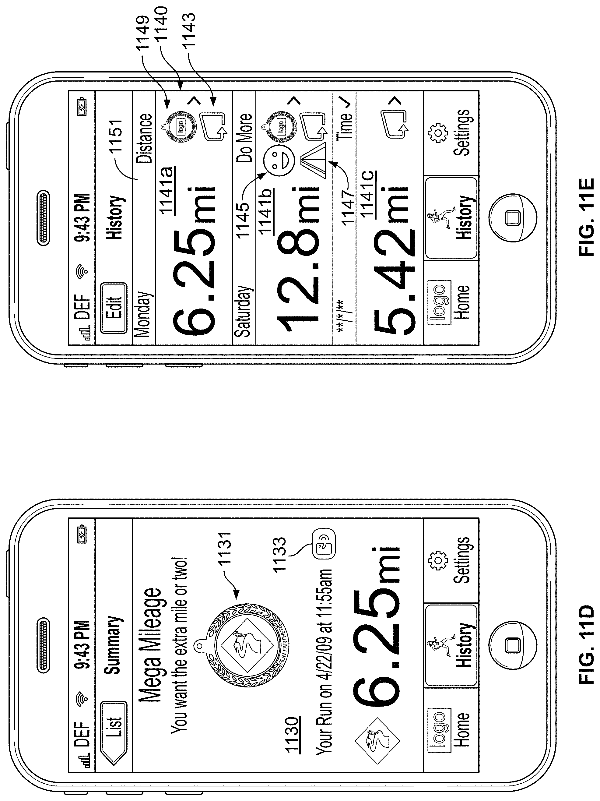 Patent US11776321 Figure 17 – Monitoring fitness using a mobile device