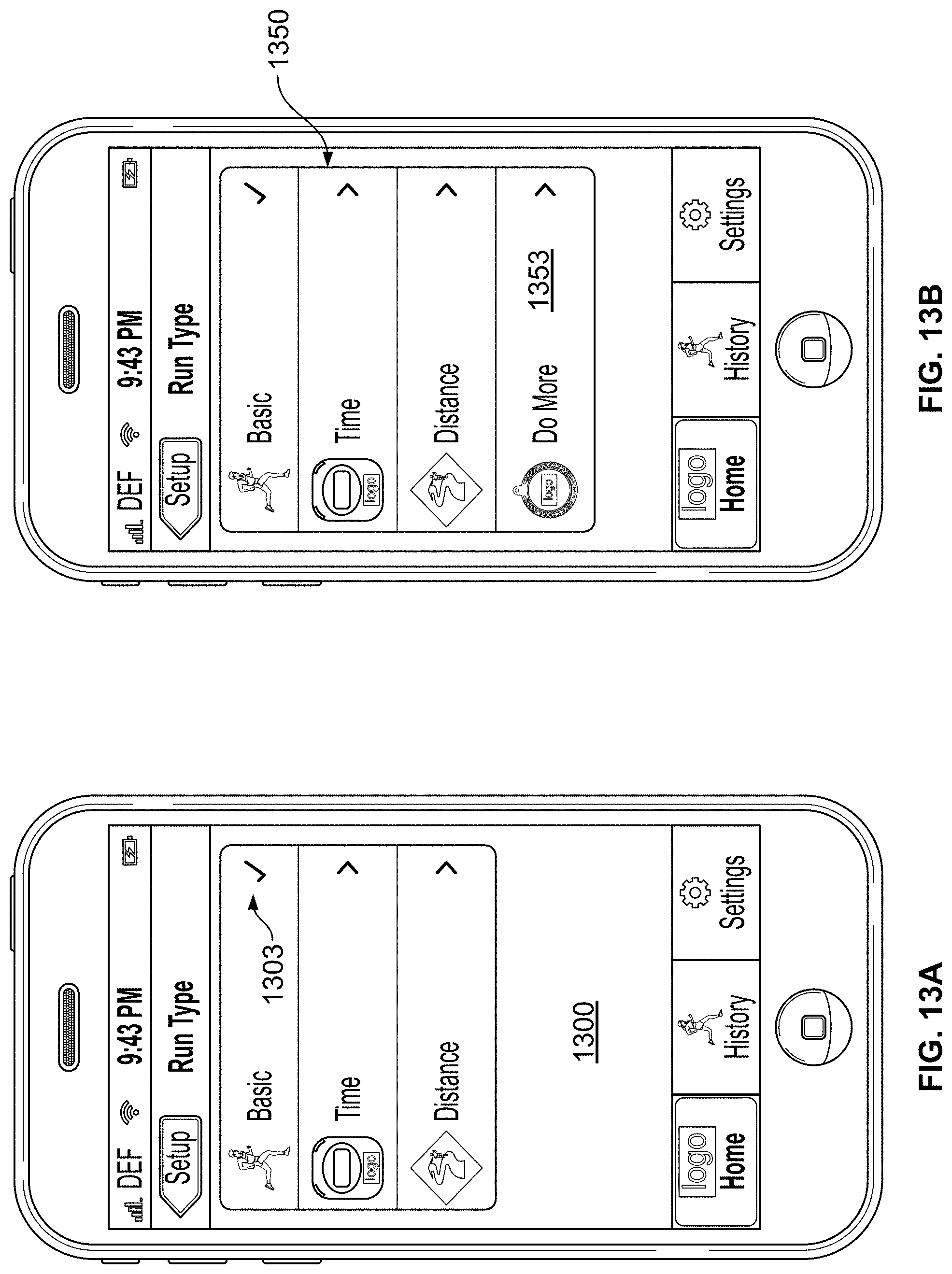 Patent US11776321 Figure 19 – Monitoring fitness using a mobile device