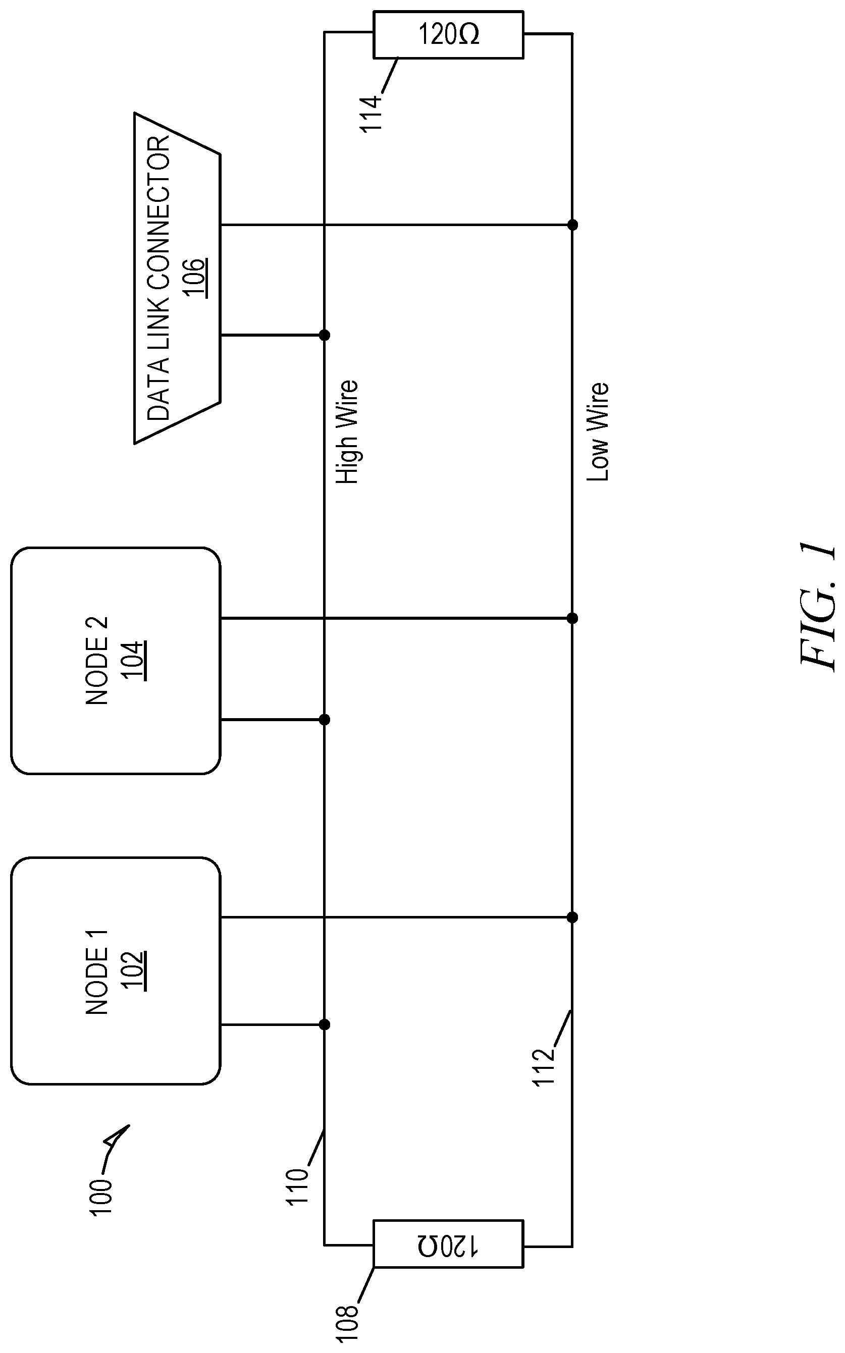 Patent US11776328 Figure 1 – Variable multiplexer for vehicle communication bus compatibility