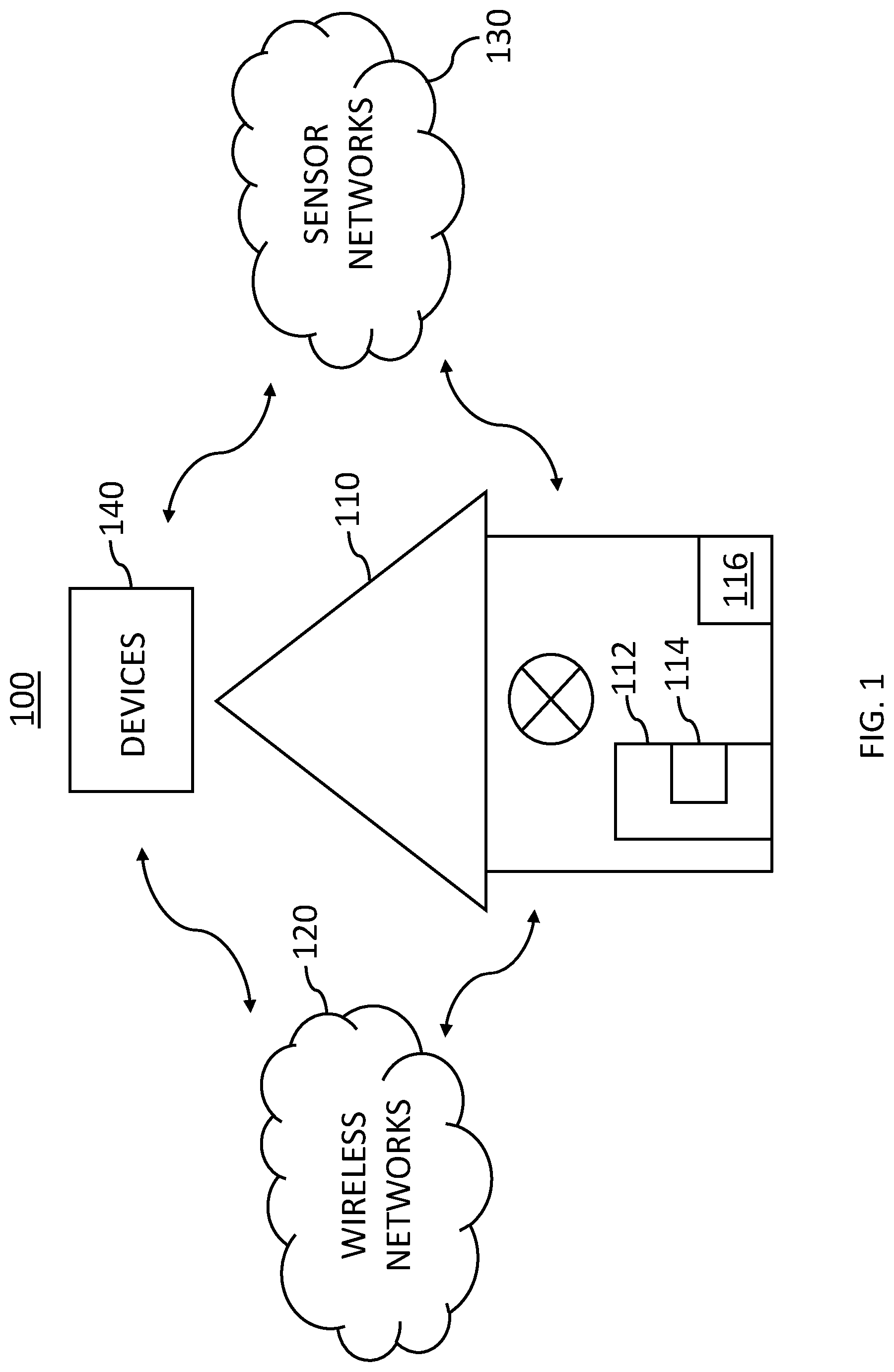 Patent US11776336 — Automobile with a lock for providing contactless secure access to the automobile — Figure 1