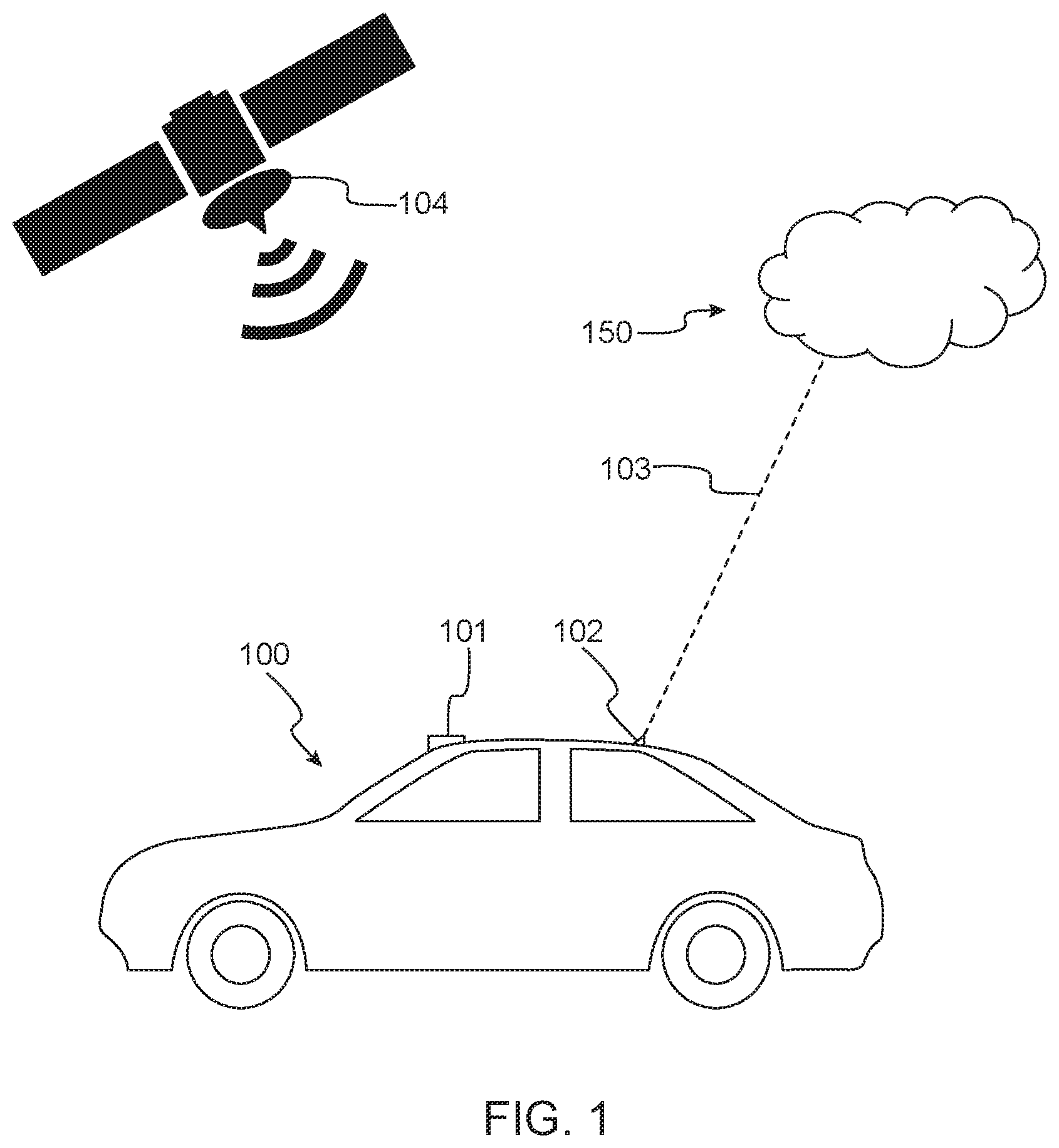 Patent US11776392 — Method for assigning ego vehicle to a lane — Figure 1