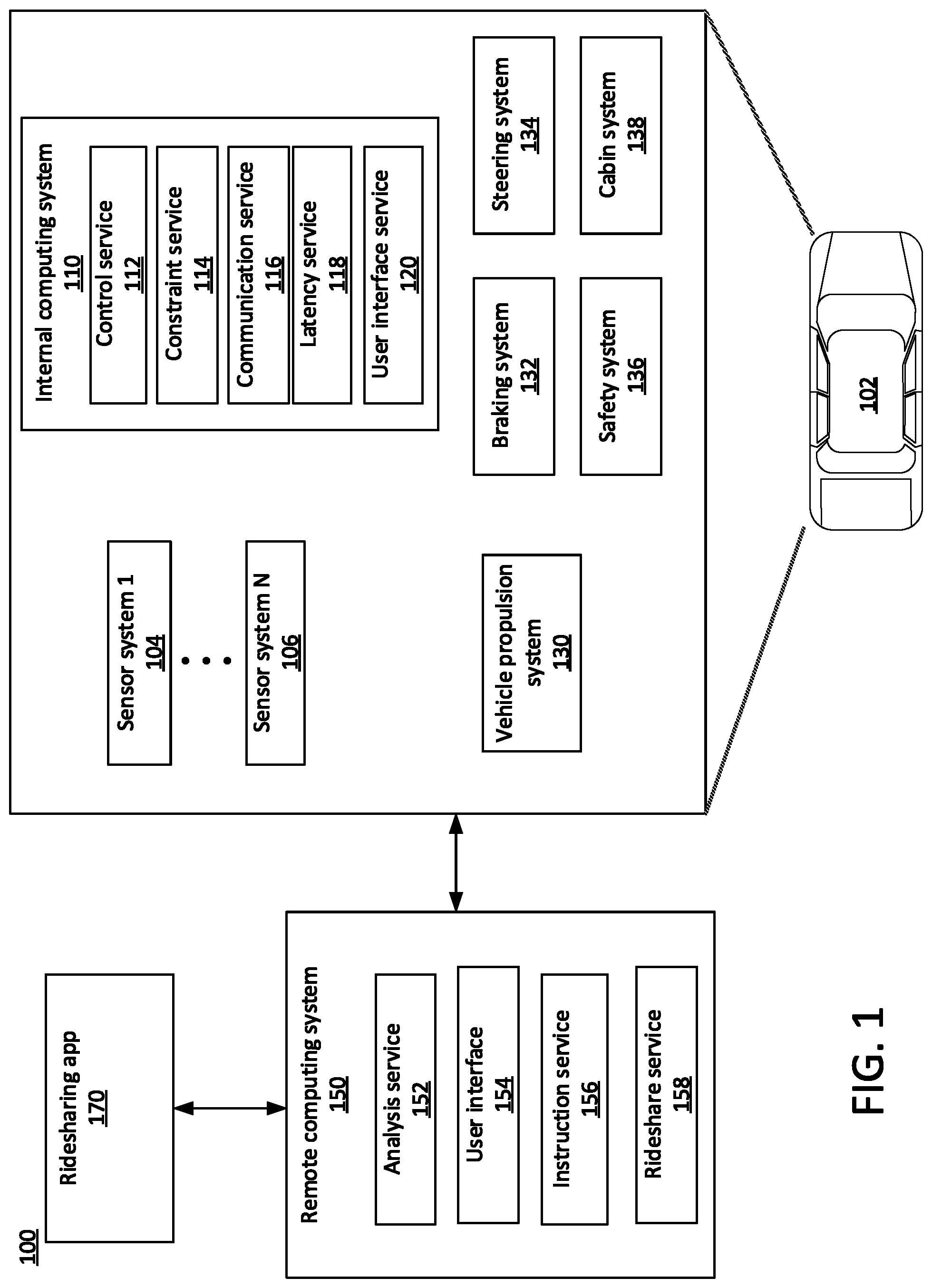 Patent US11776406 — System and method for detecting severe road events — Figure 1