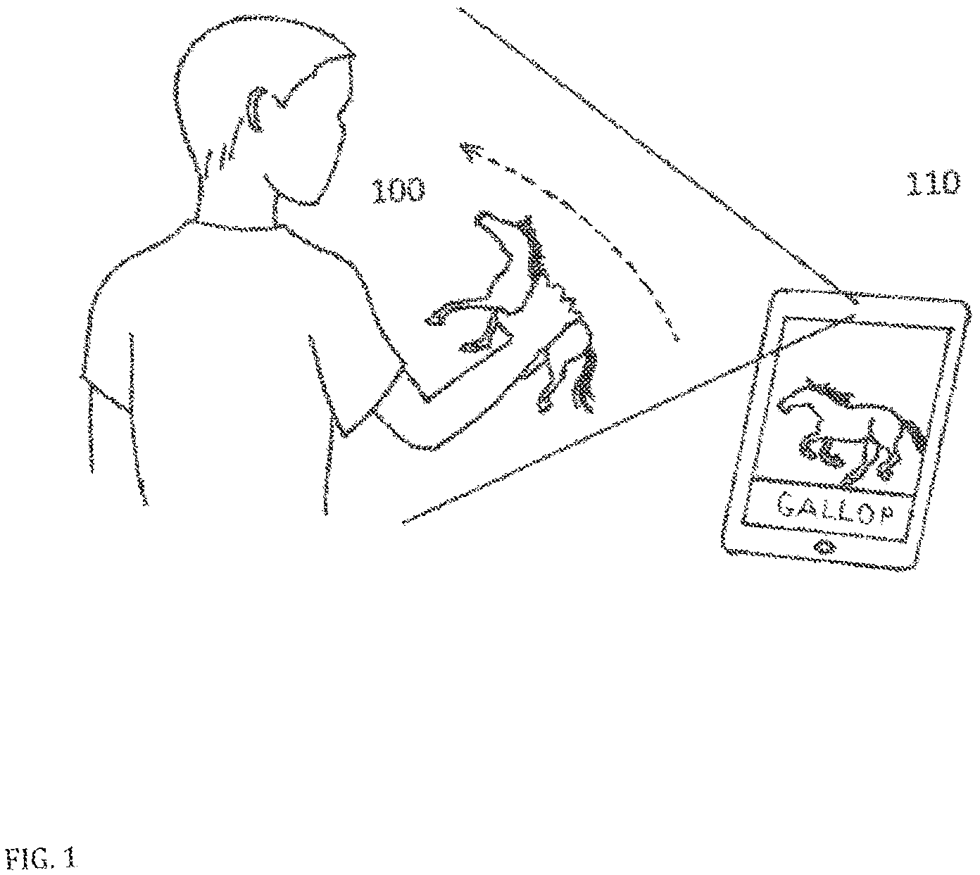 Patent US11776418 — Interactive phonics game system and method — Figure 1