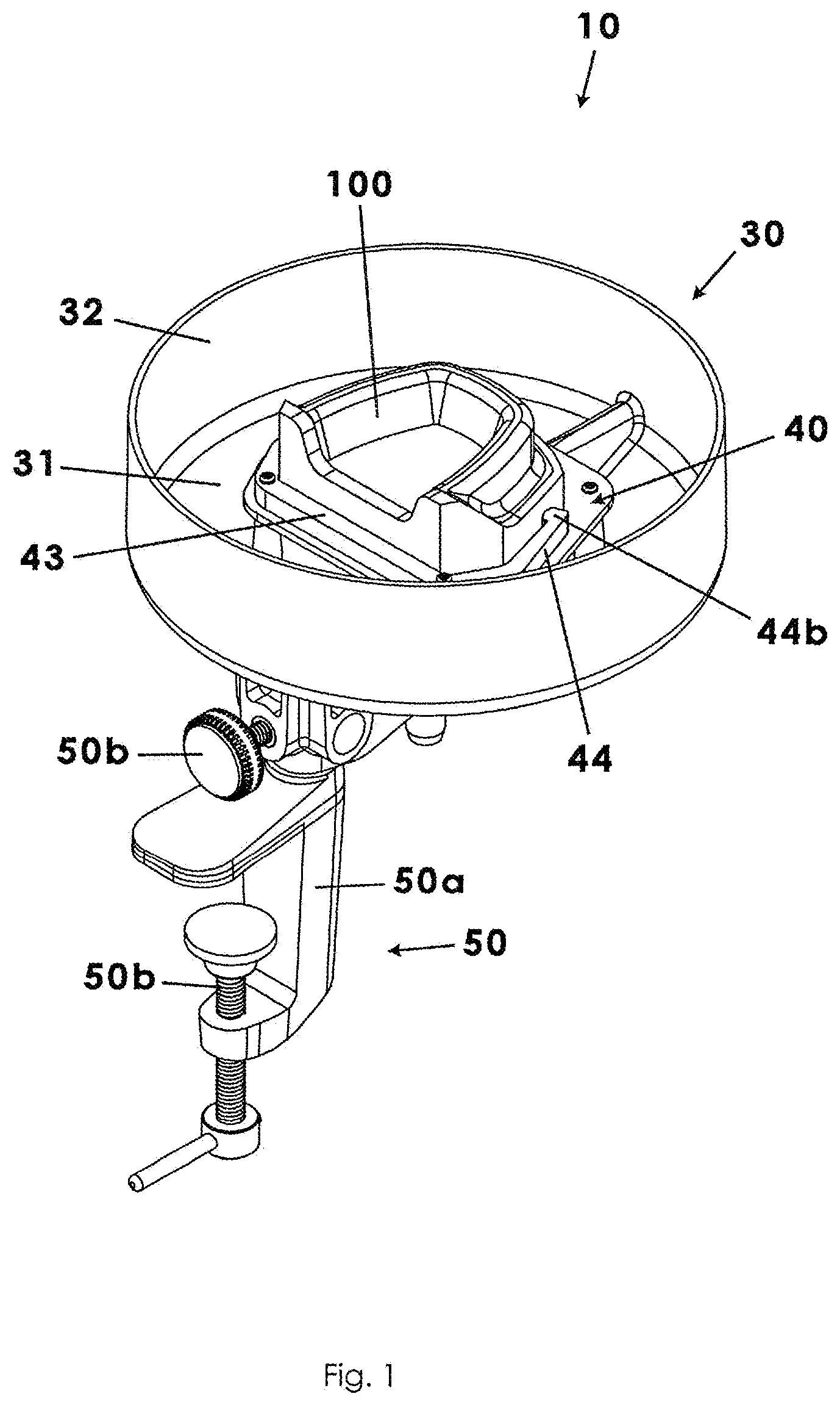 Patent US11776426 — Dentistry training apparatus — Figure 1