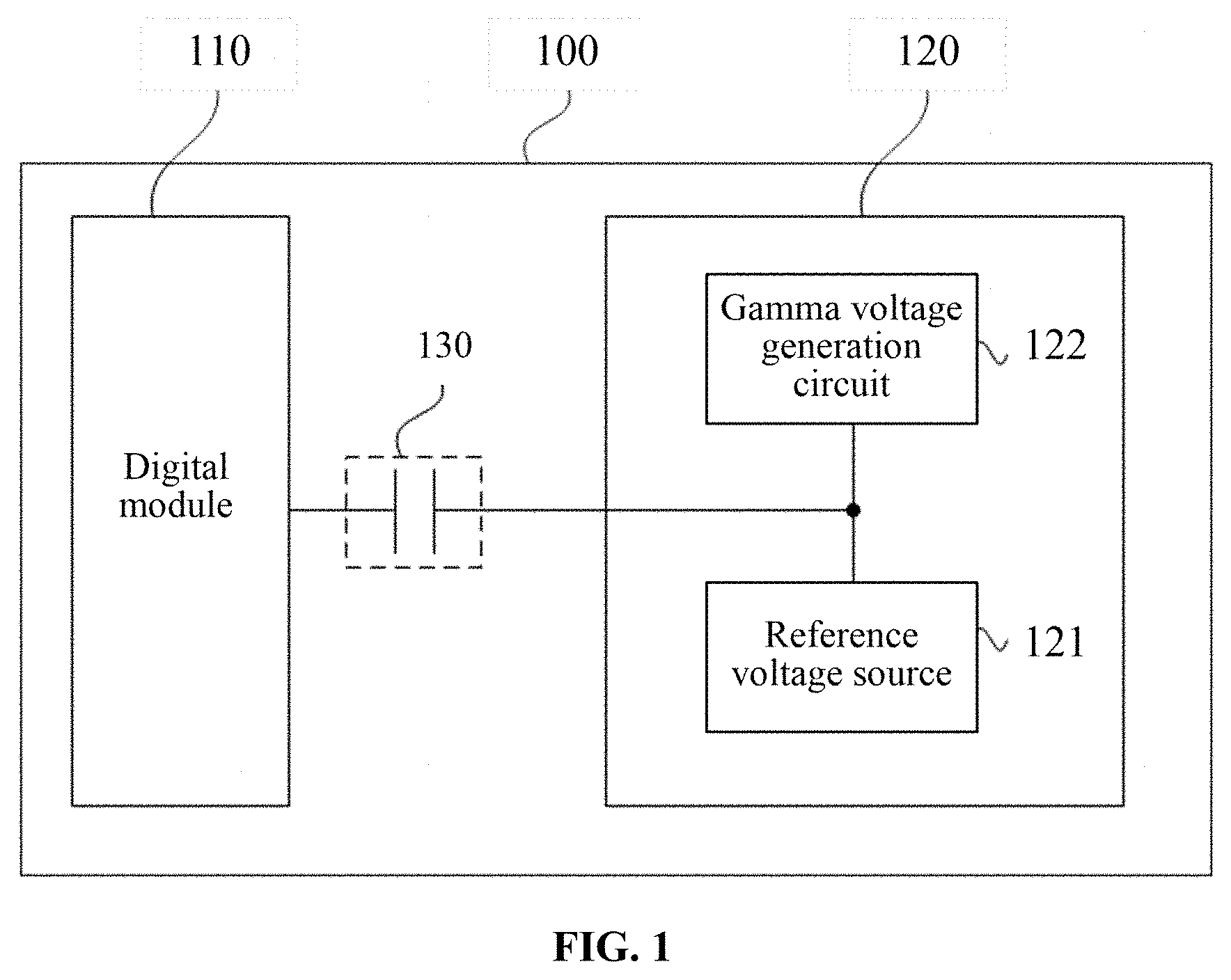 Patent US11776455 Figure 1 – Driving chip and display apparatus