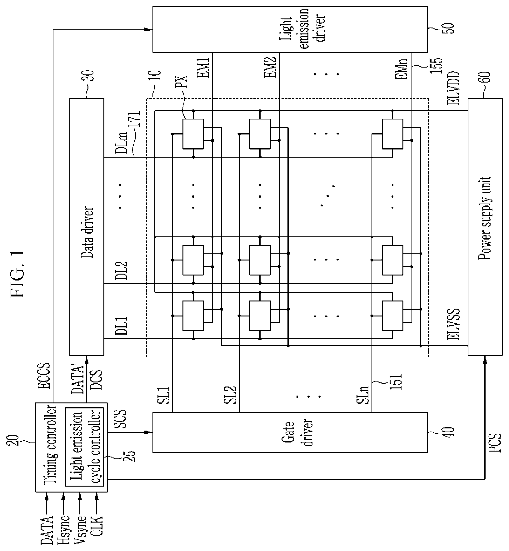 Patent US11776472 — Display device and method for driving thereof — Figure 1