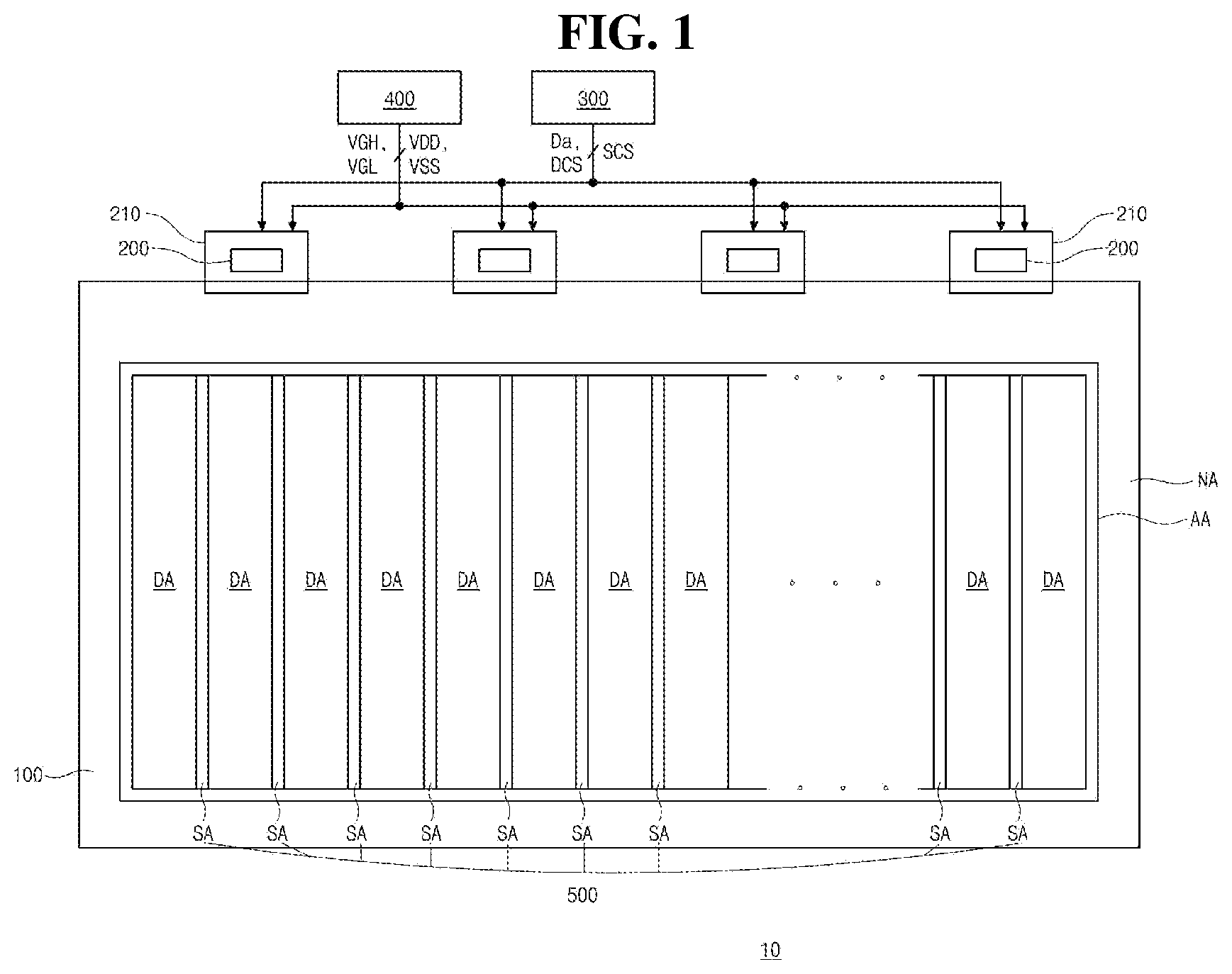 Patent US11776478 — Electroluminescent display device — Figure 1