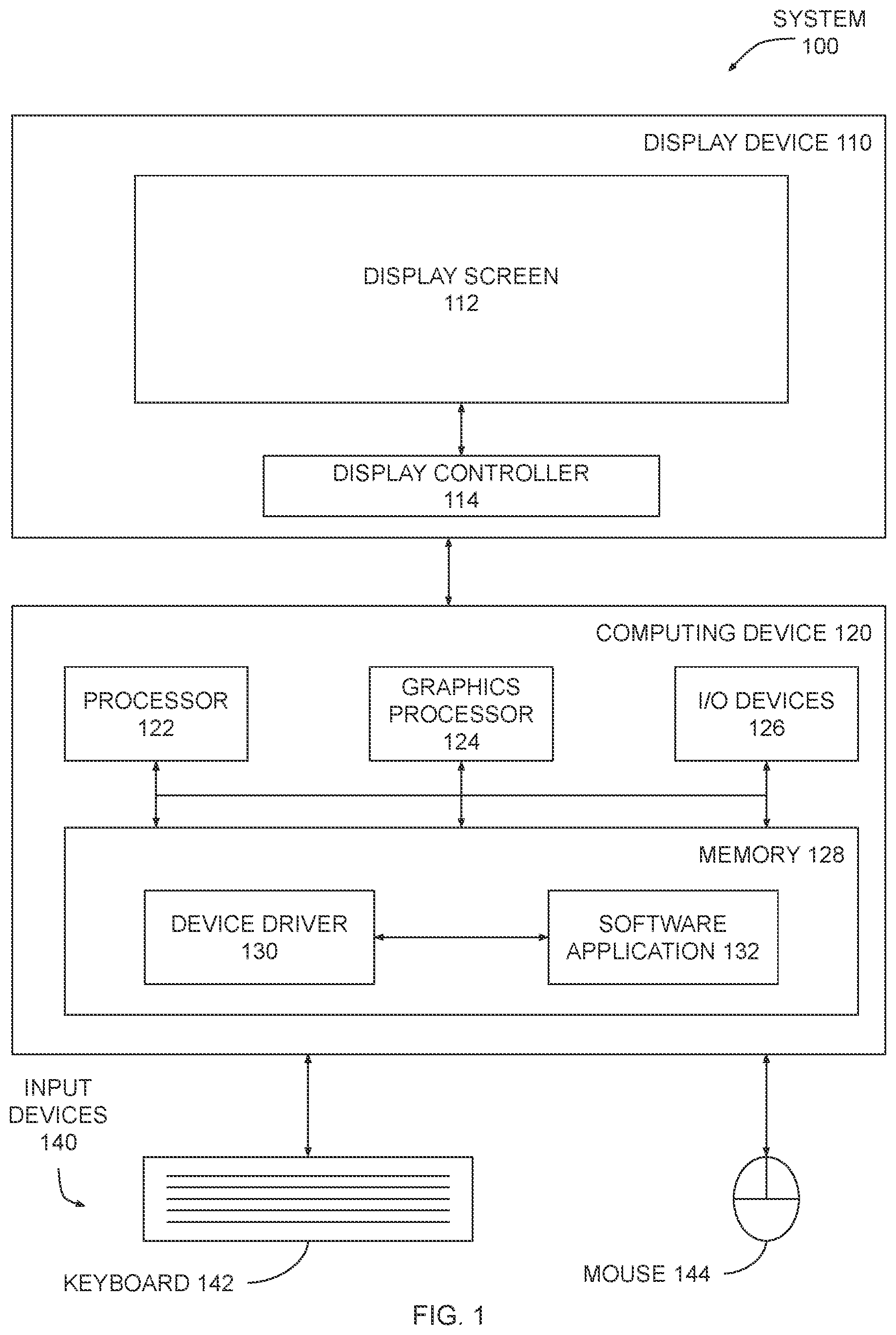 Patent US11776490 — Techniques for improving the color accuracy of light-emitting diodes in backlit liquid-crystal displays — Figure 1