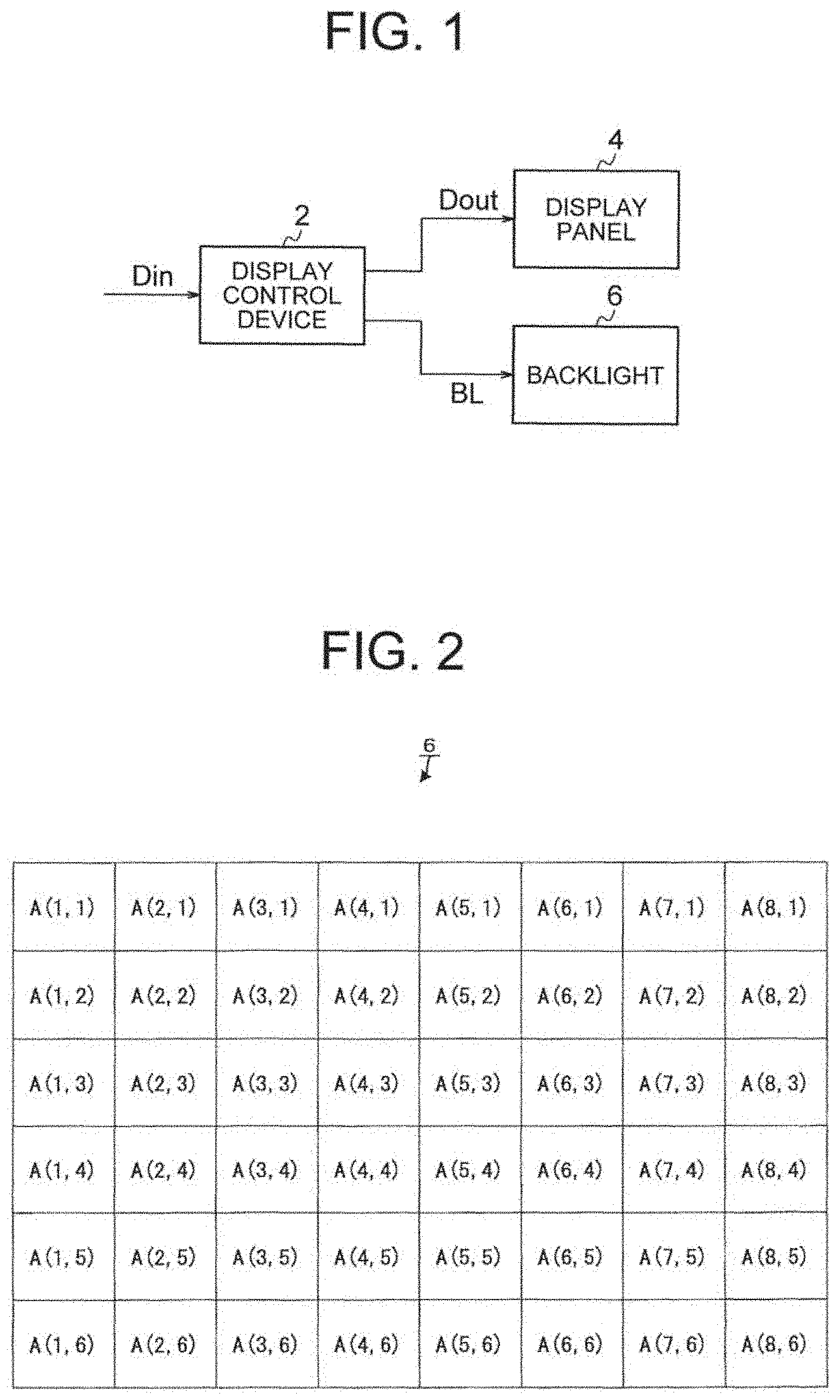 Patent US11776491 Figure 1 – Display control device, image display device, display control method, and recording medium to control a light emission amount of a region based on a light source control value for the region