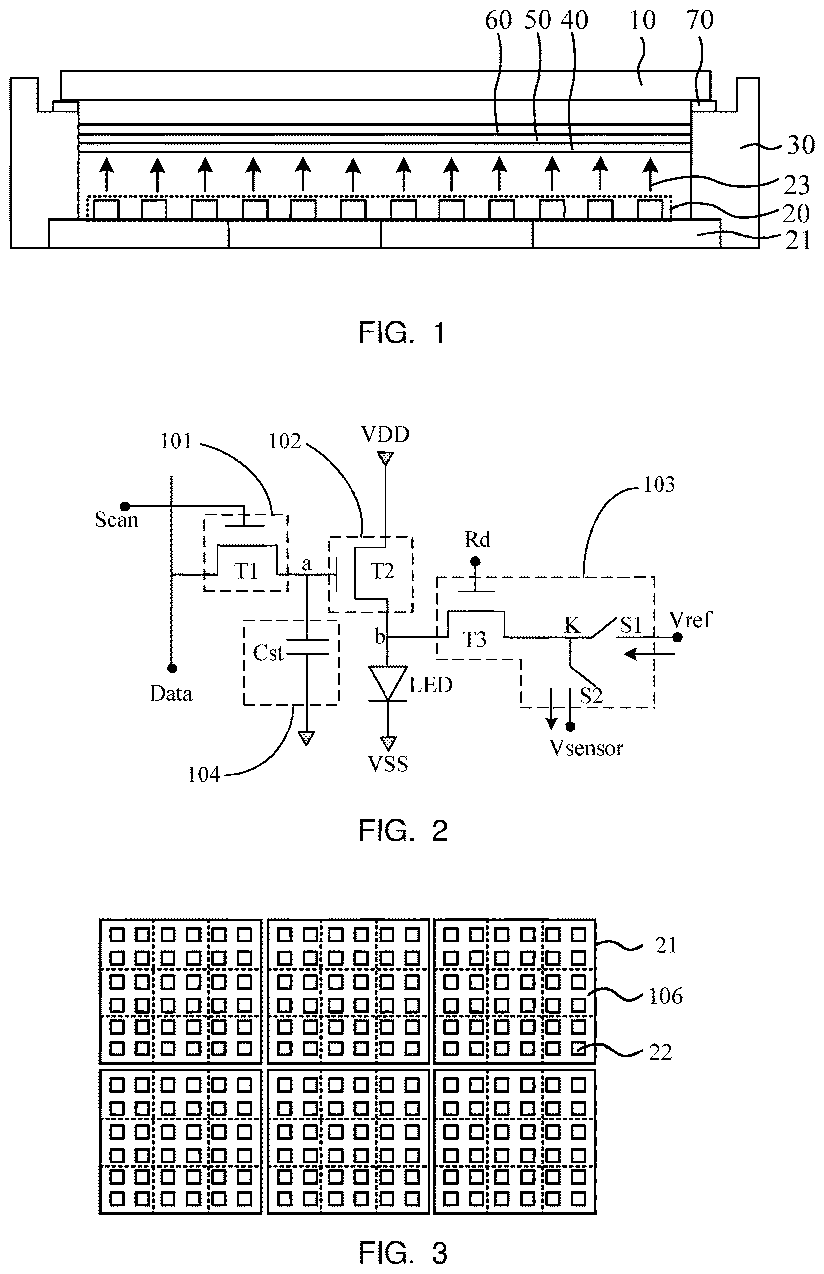 Patent US11776493 — Backlight module and display device including the same — Figure 1