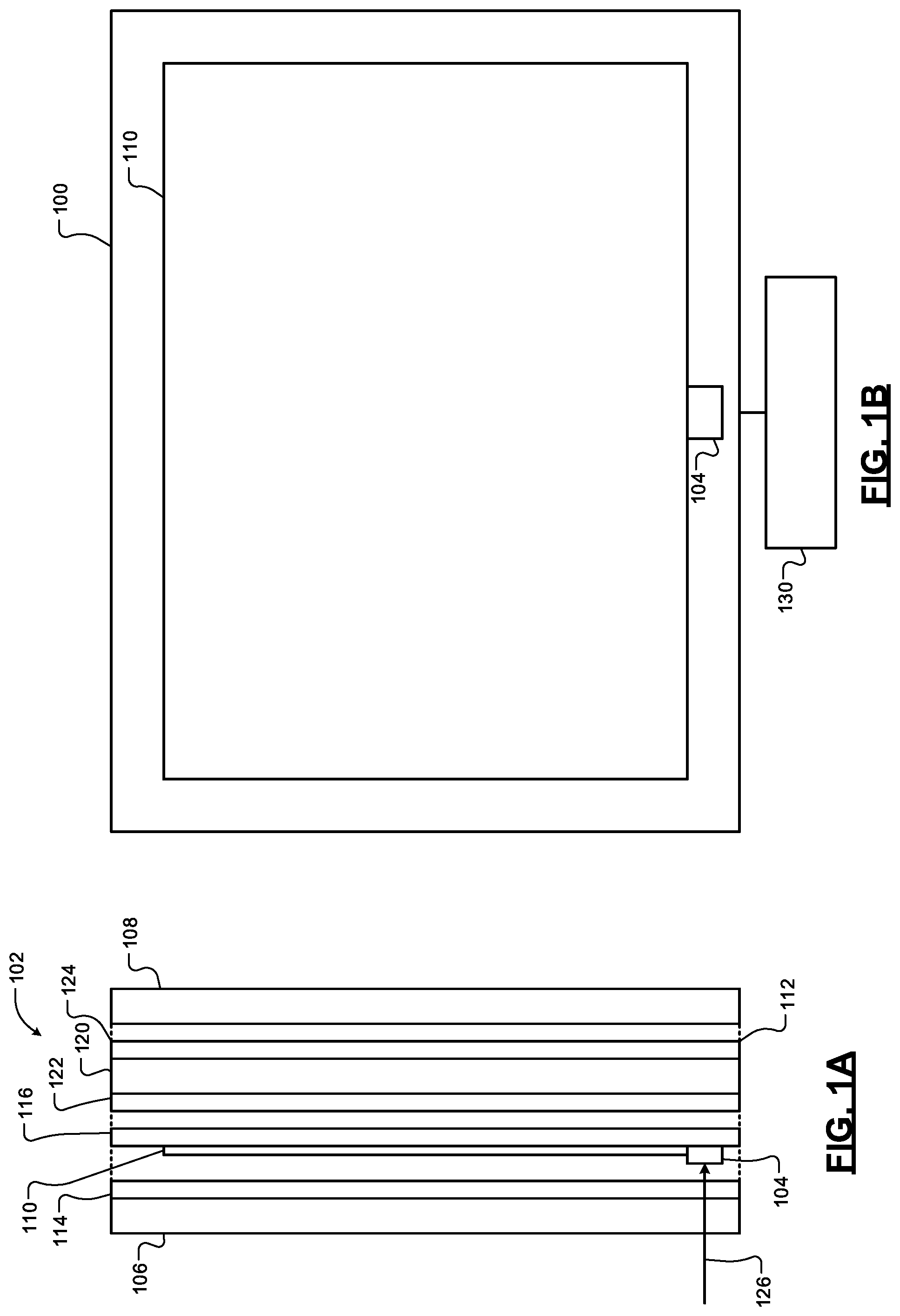 Patent US11776497 — Global and local contrast control with brightness and shading adjustment of smart glass display — Figure 1