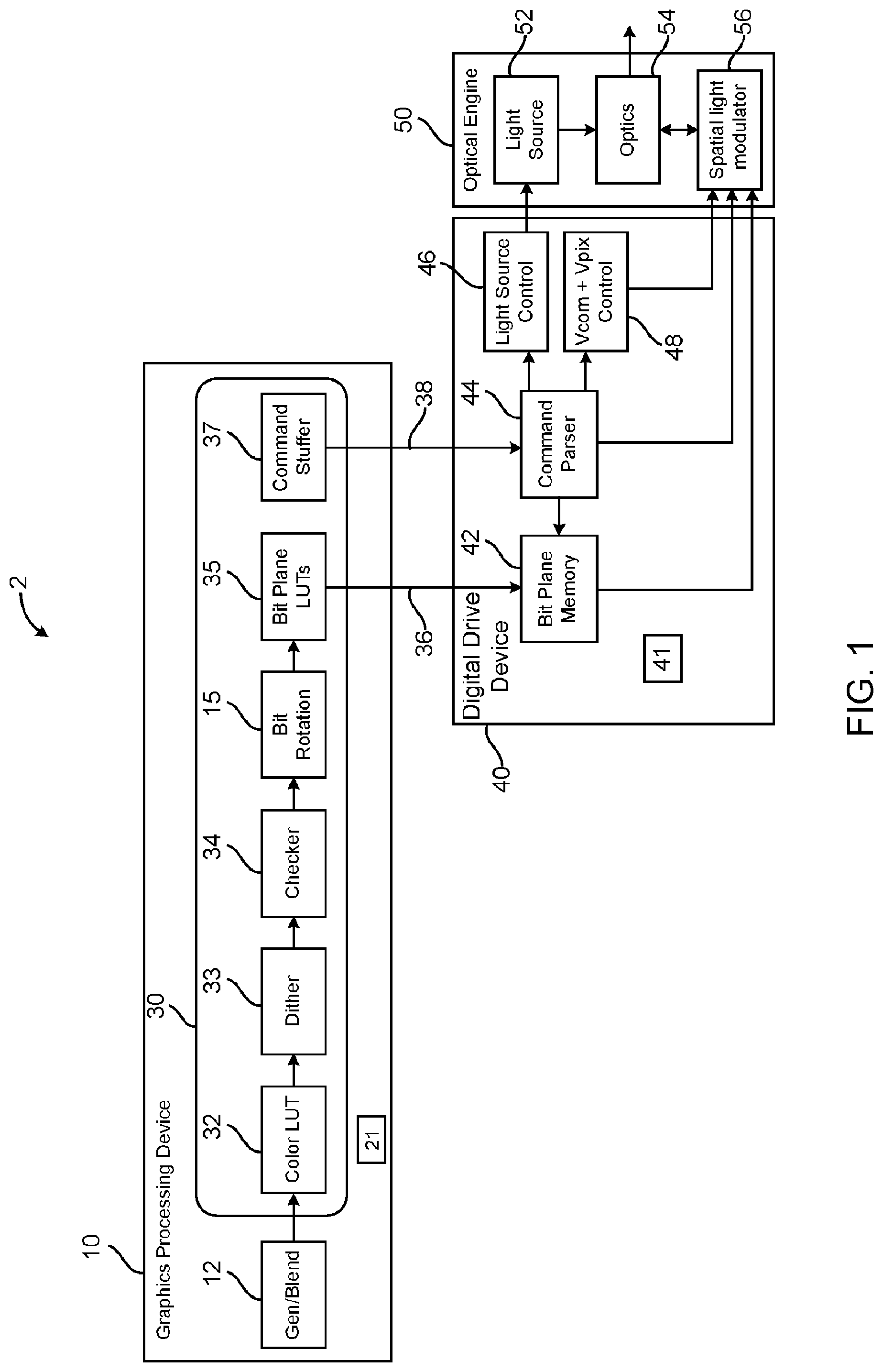 Patent US11776501 — Systems and methods for low power common electrode voltage generation for displays — Figure 1