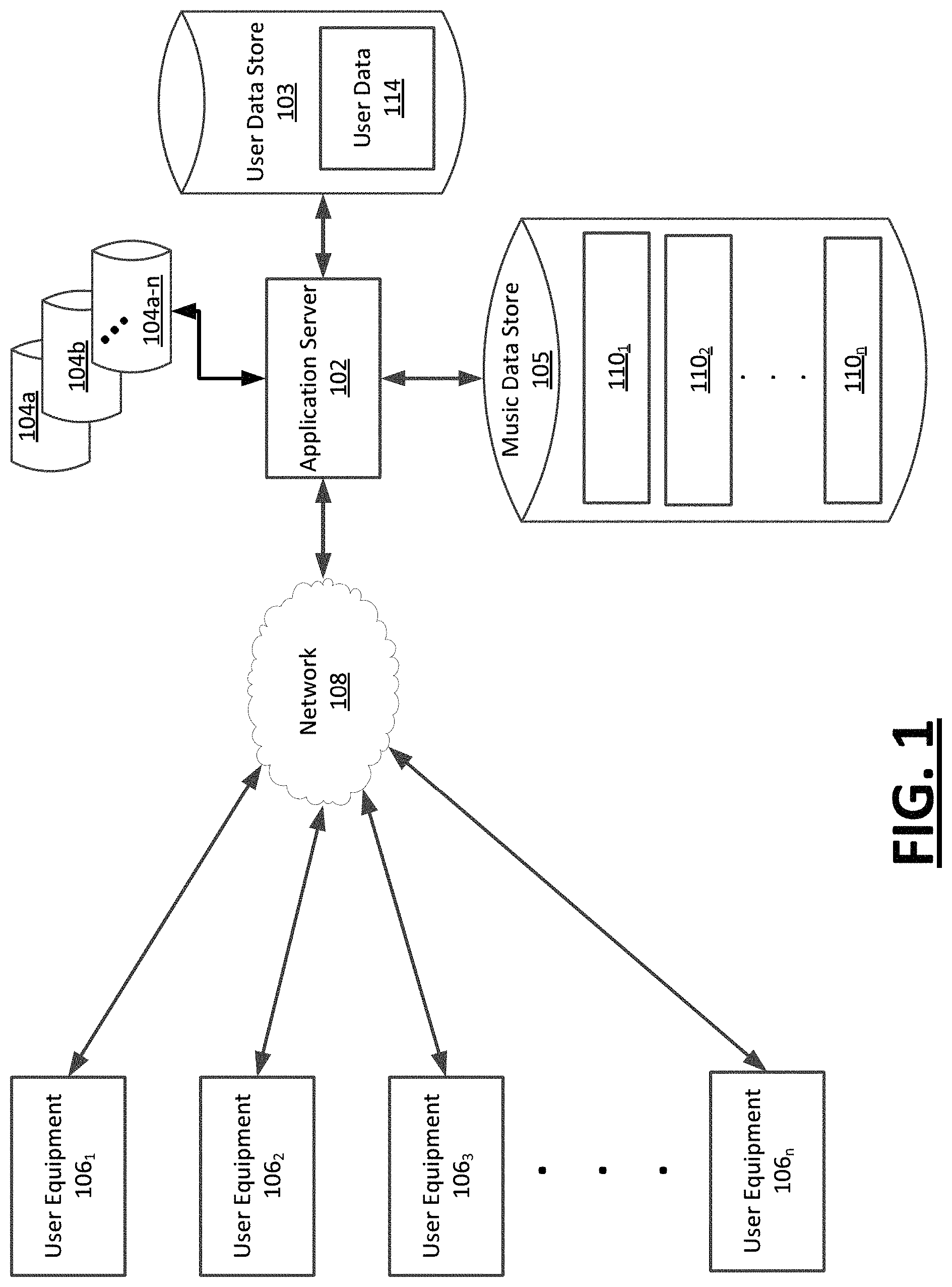 Patent US11776516 — Methods and systems for vocalist part mapping — Figure 1