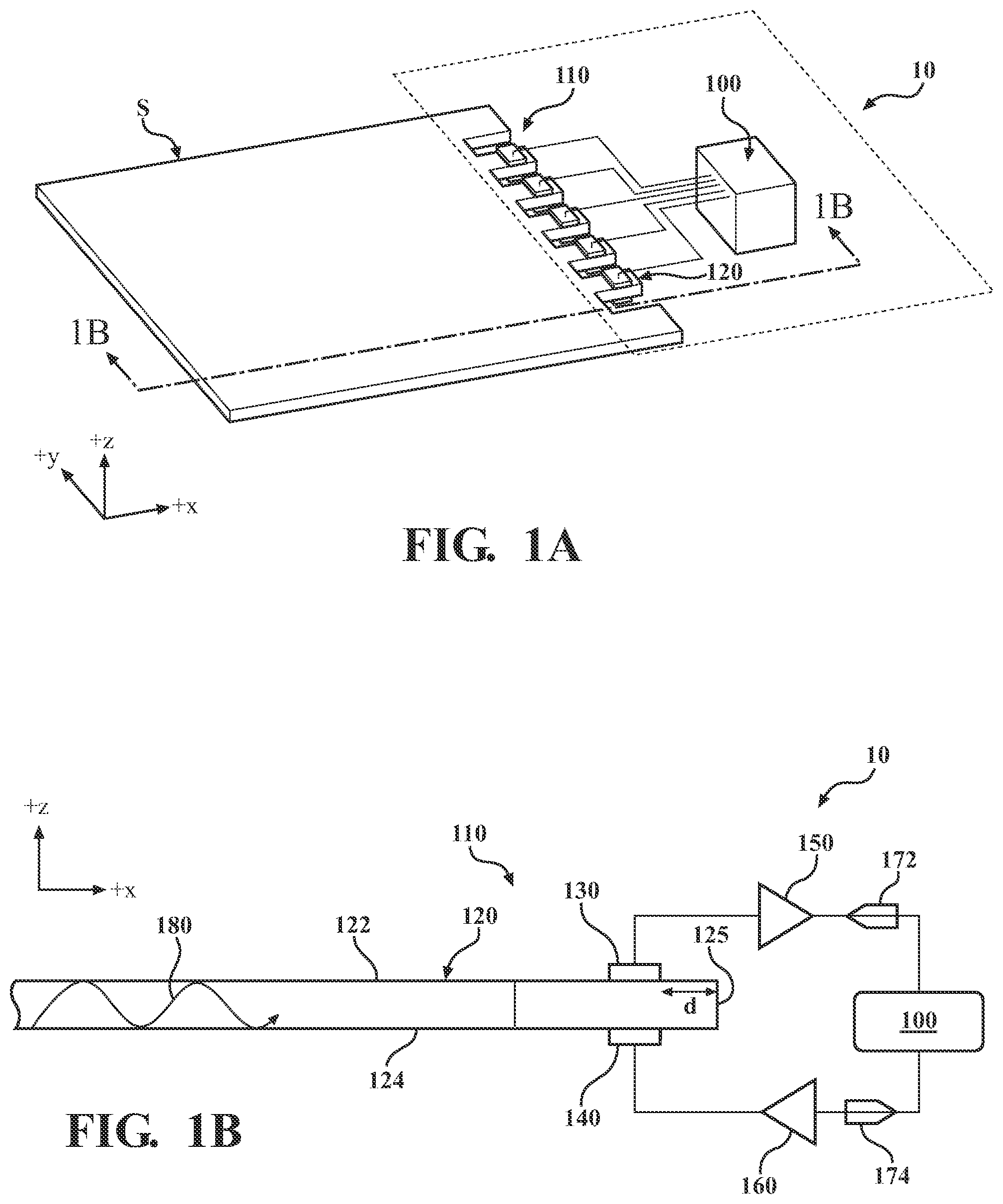 Patent US11776525 — Systems and methods for machine learning based active metasurfaces for flexural and/or longitudinal wave control and harmonics generation — Figure 1