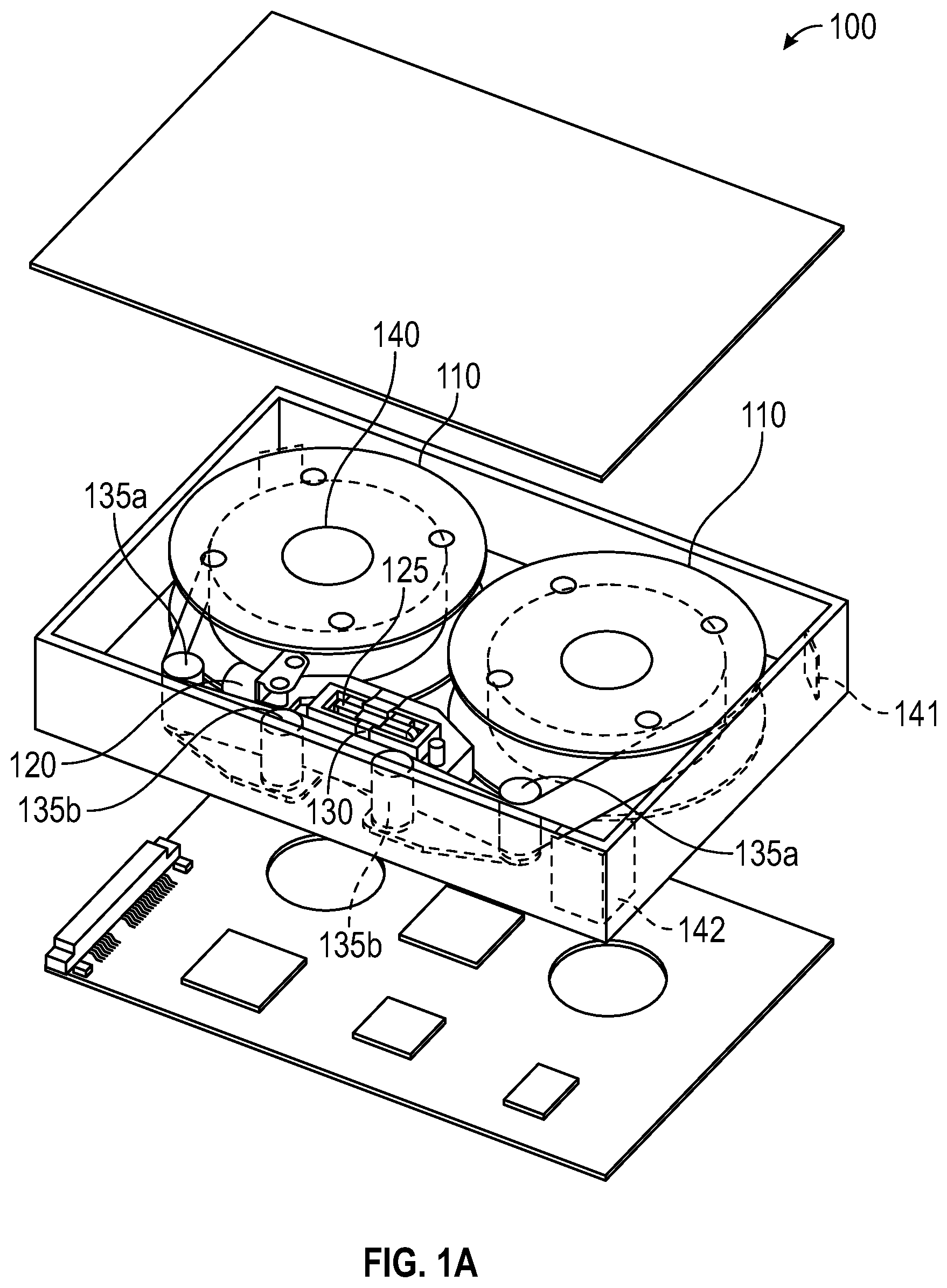 Patent US11776565 — Tape head with side-shielded writers and process for making same — Figure 1