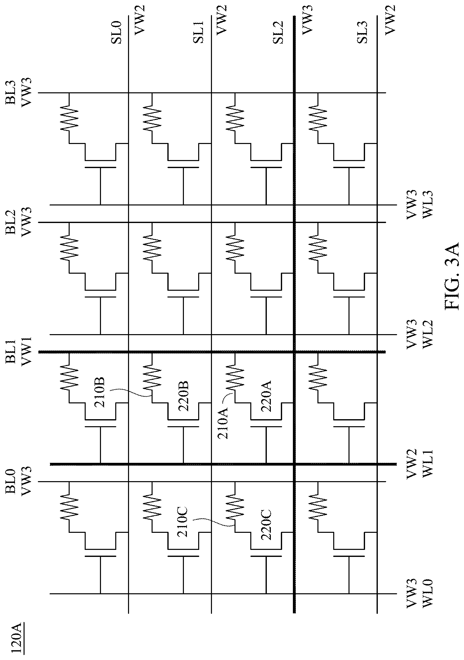 Patent US11776595 Figure 3 – Memory device with source line control