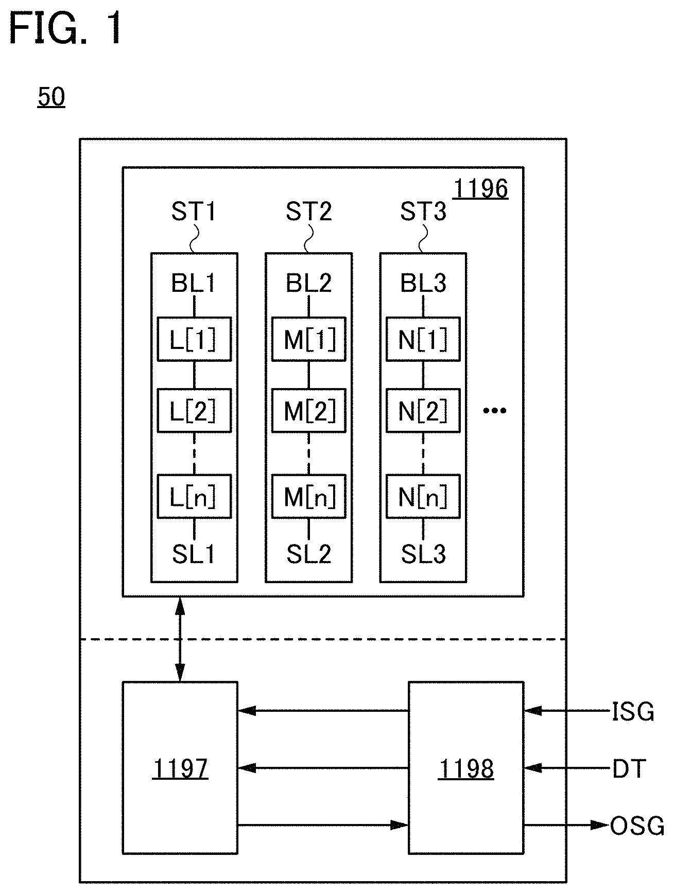 Patent US11776596 — Data processing device and method for operating data processing device — Figure 1