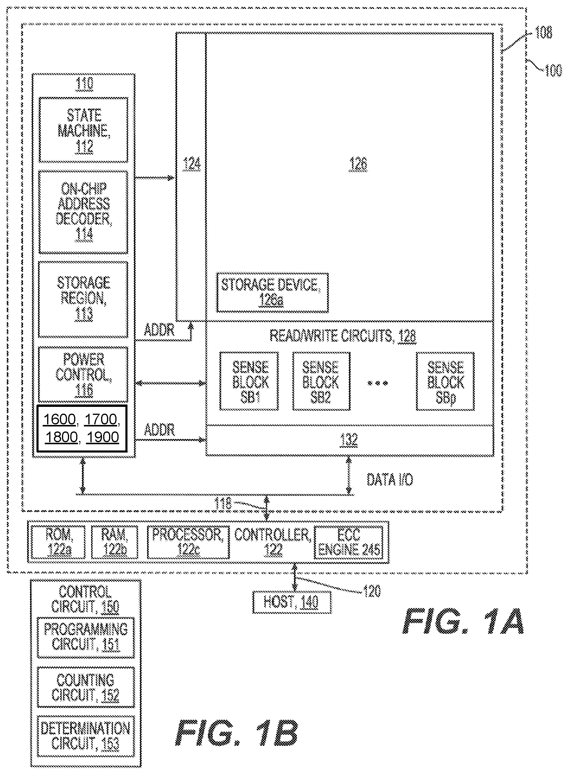 Patent US11776628 — Systems and methods for adjusting threshold voltage distribution due to semi-circle SGD — Figure 1