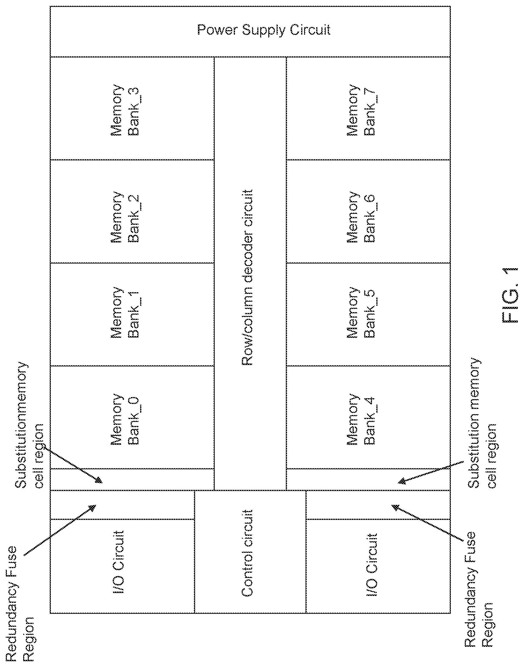 Patent US11776647 — Memory repair using optimized redundancy utilization — Figure 1