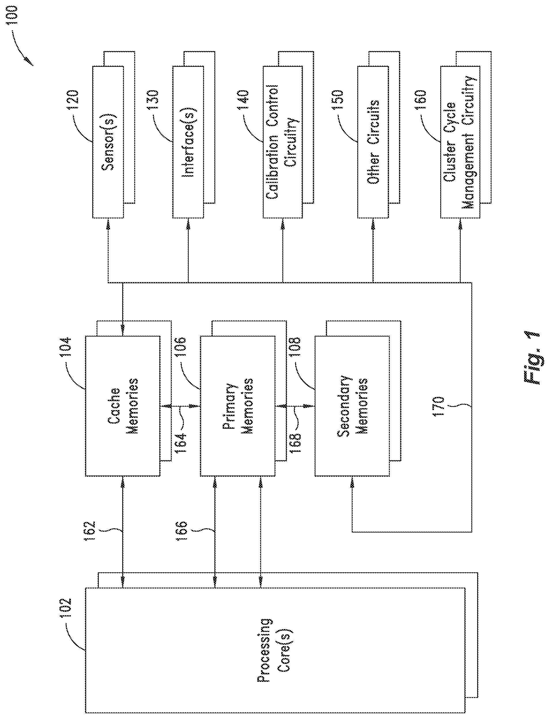 Patent US11776650 — Memory calibration device, system and method — Figure 1
