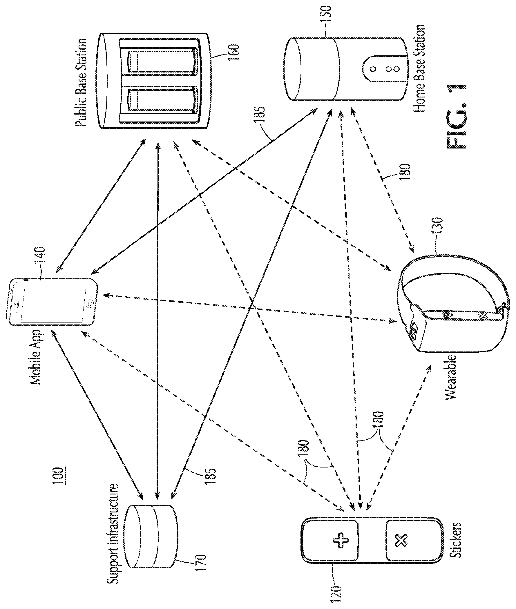 Patent US11776675 — Systems for tracking medications — Figure 1