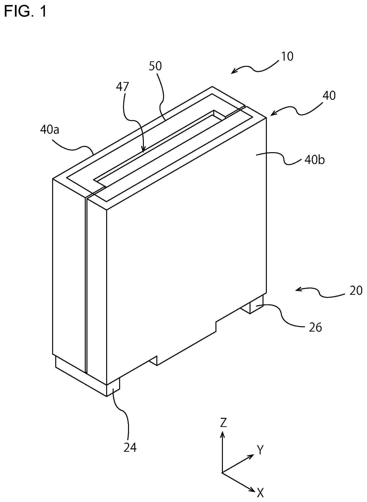 Patent US11776737 — Inductor element — Figure 1