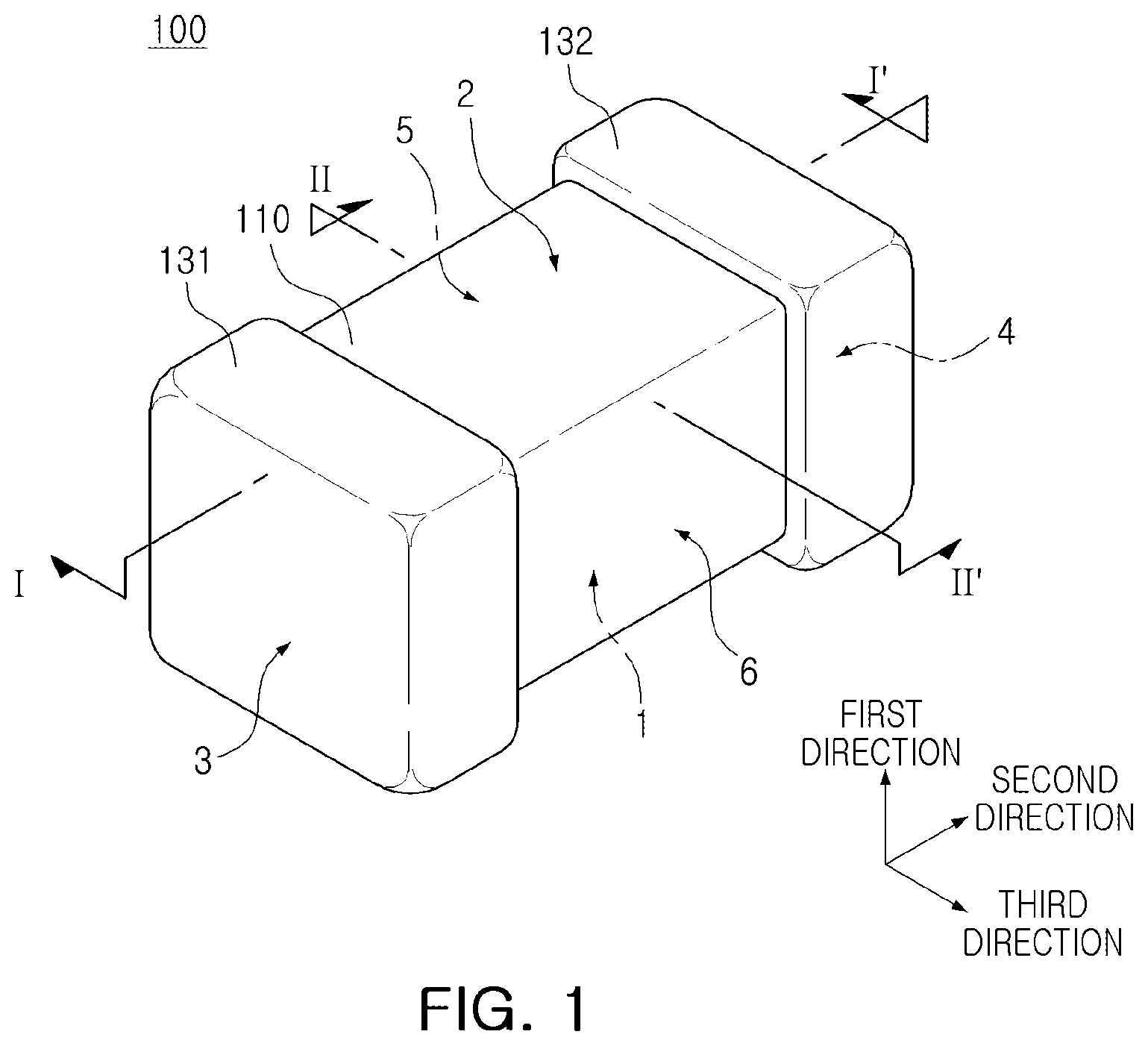 Patent US11776750 — Ceramic electronic component — Figure 1