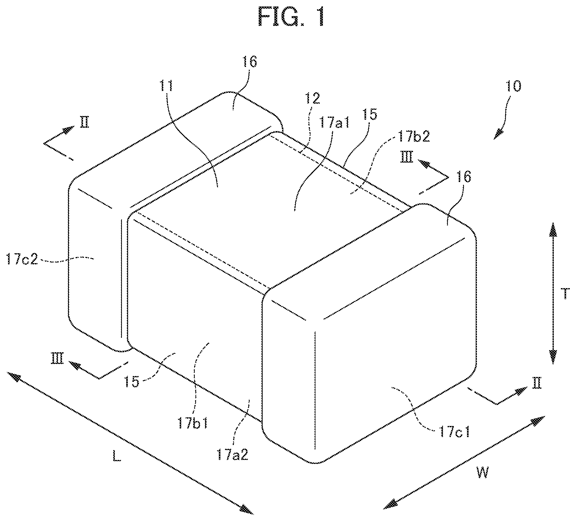 Patent US11776751 — Multilayer ceramic capacitor — Figure 1