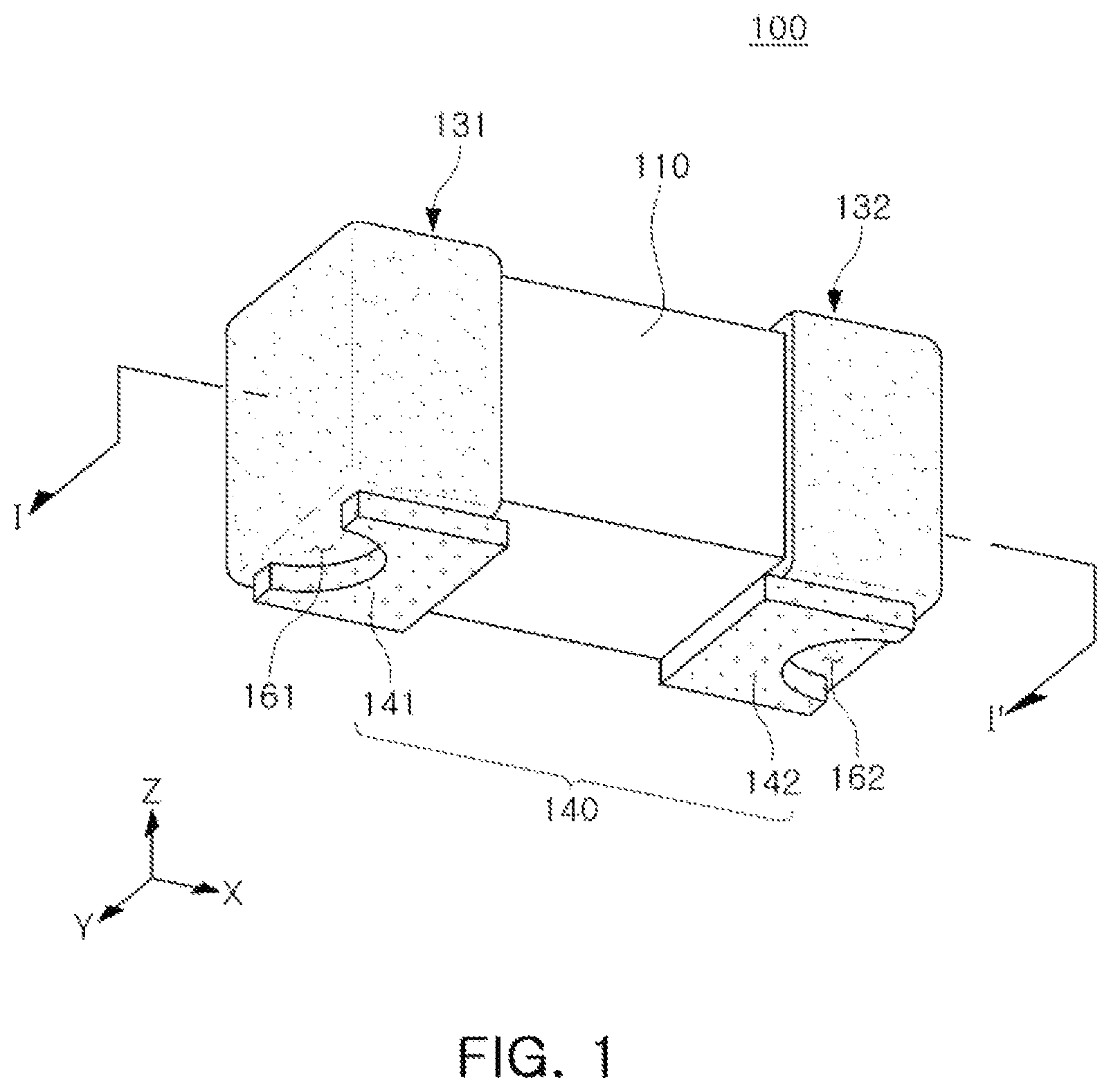 Patent US11776753 — Multilayer electronic component and board having the same mounted thereon — Figure 1