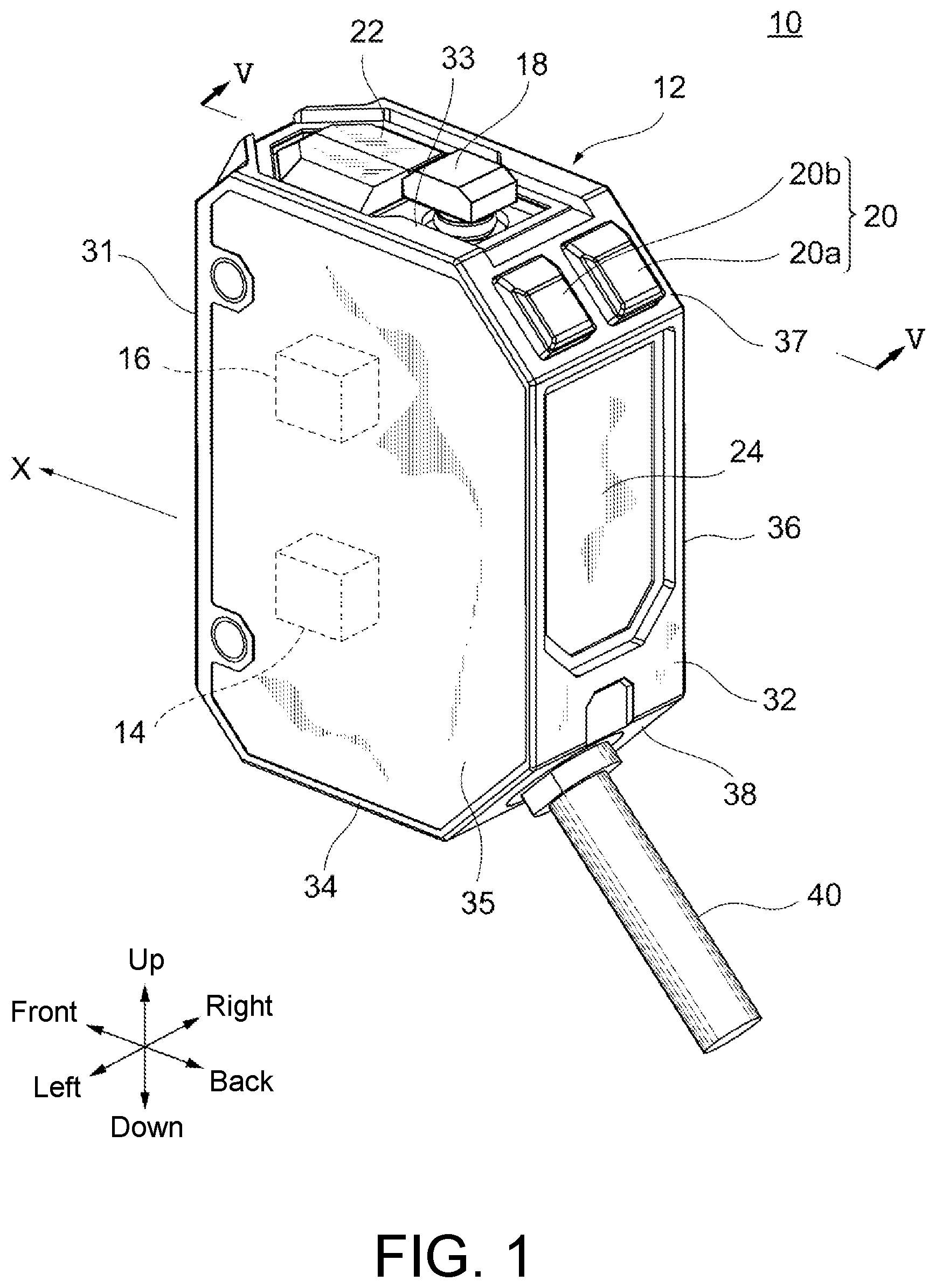 Patent US11776770 — Sensor and electronic device — Figure 1