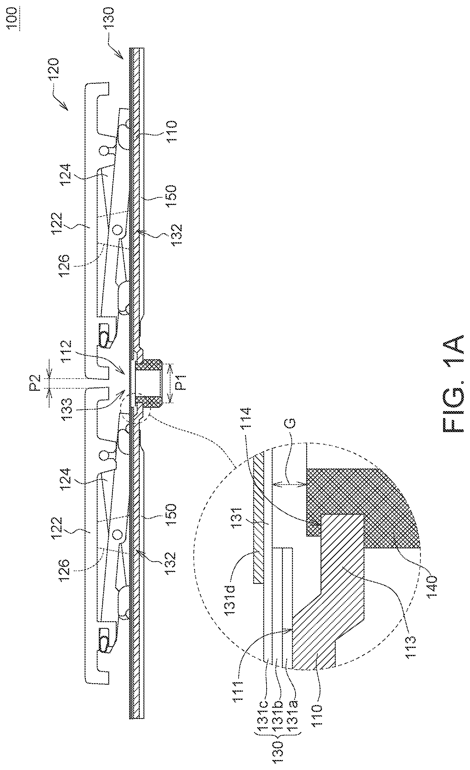 Patent US11776774 — Keyboard — Figure 1