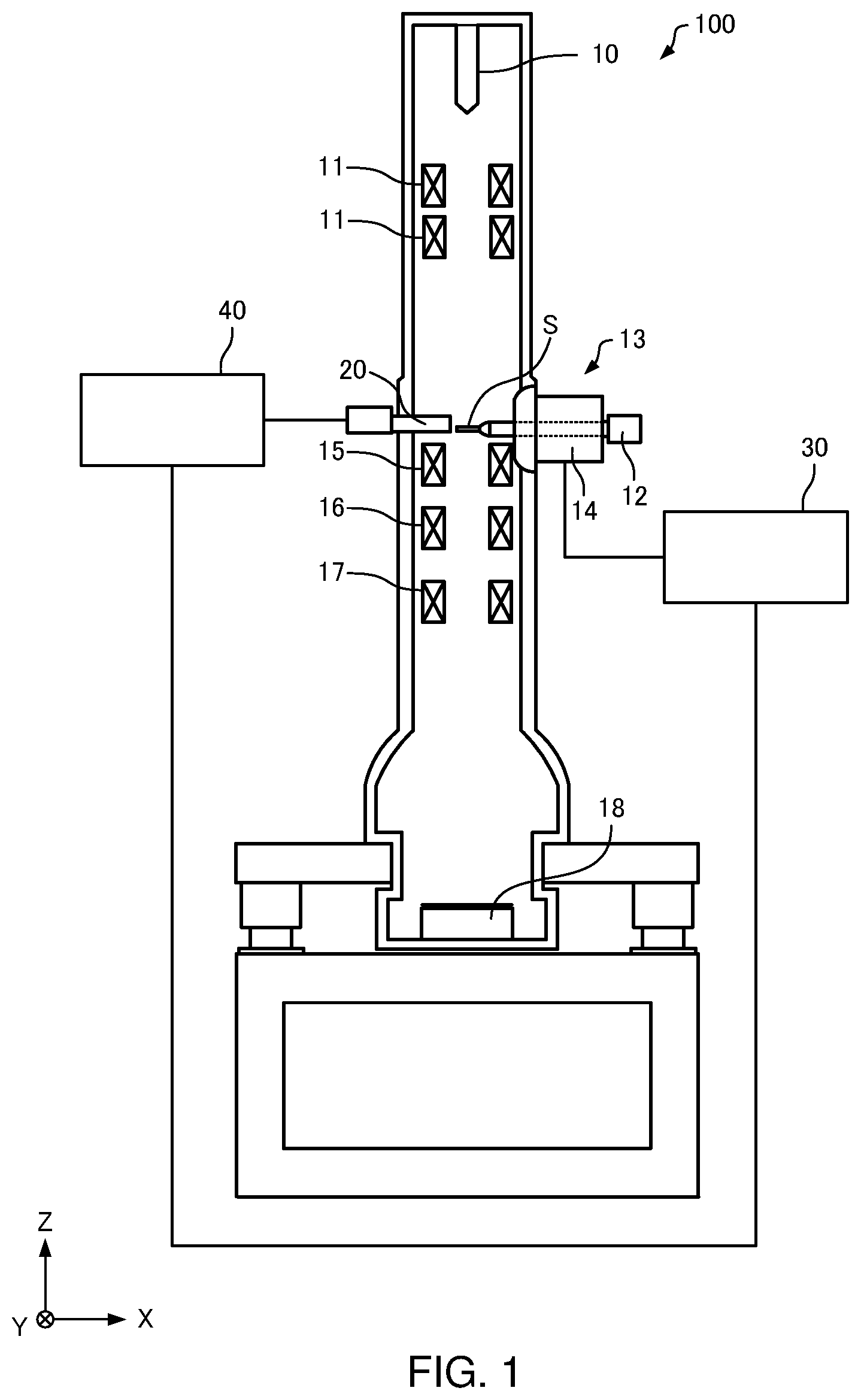 Patent US11776787 — Charged particle beam apparatus — Figure 1