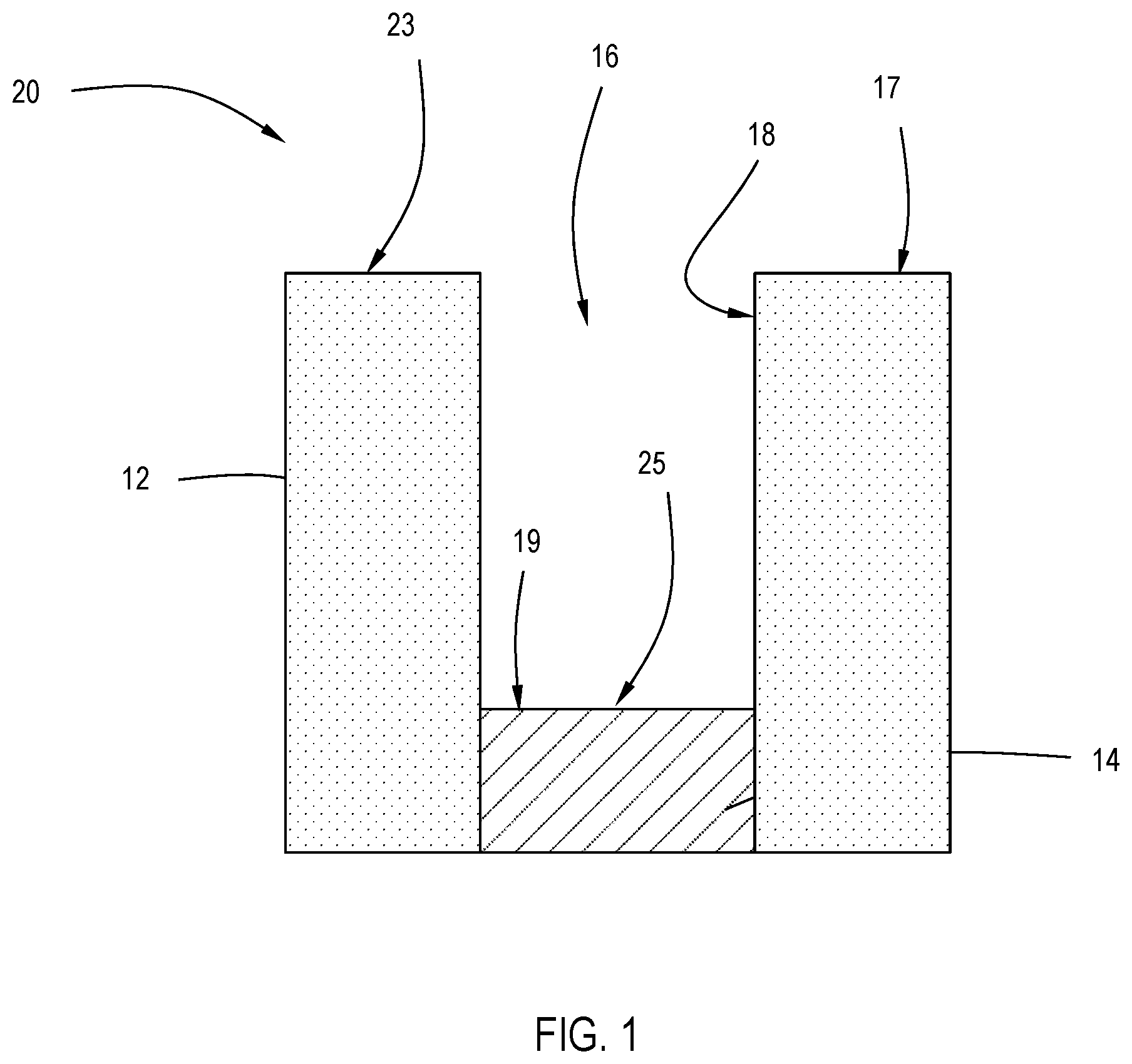 Patent US11776805 — Selective oxidation and simplified pre-clean — Figure 1